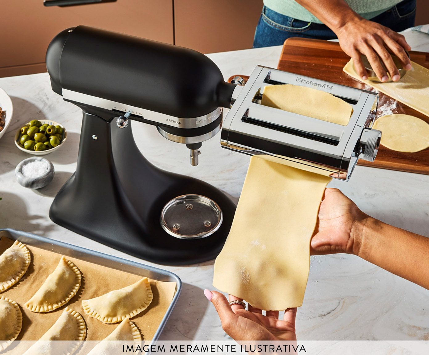 Acess&oacute;rio para Massa 3 em 1 em Metal Kitchenaid image number 3