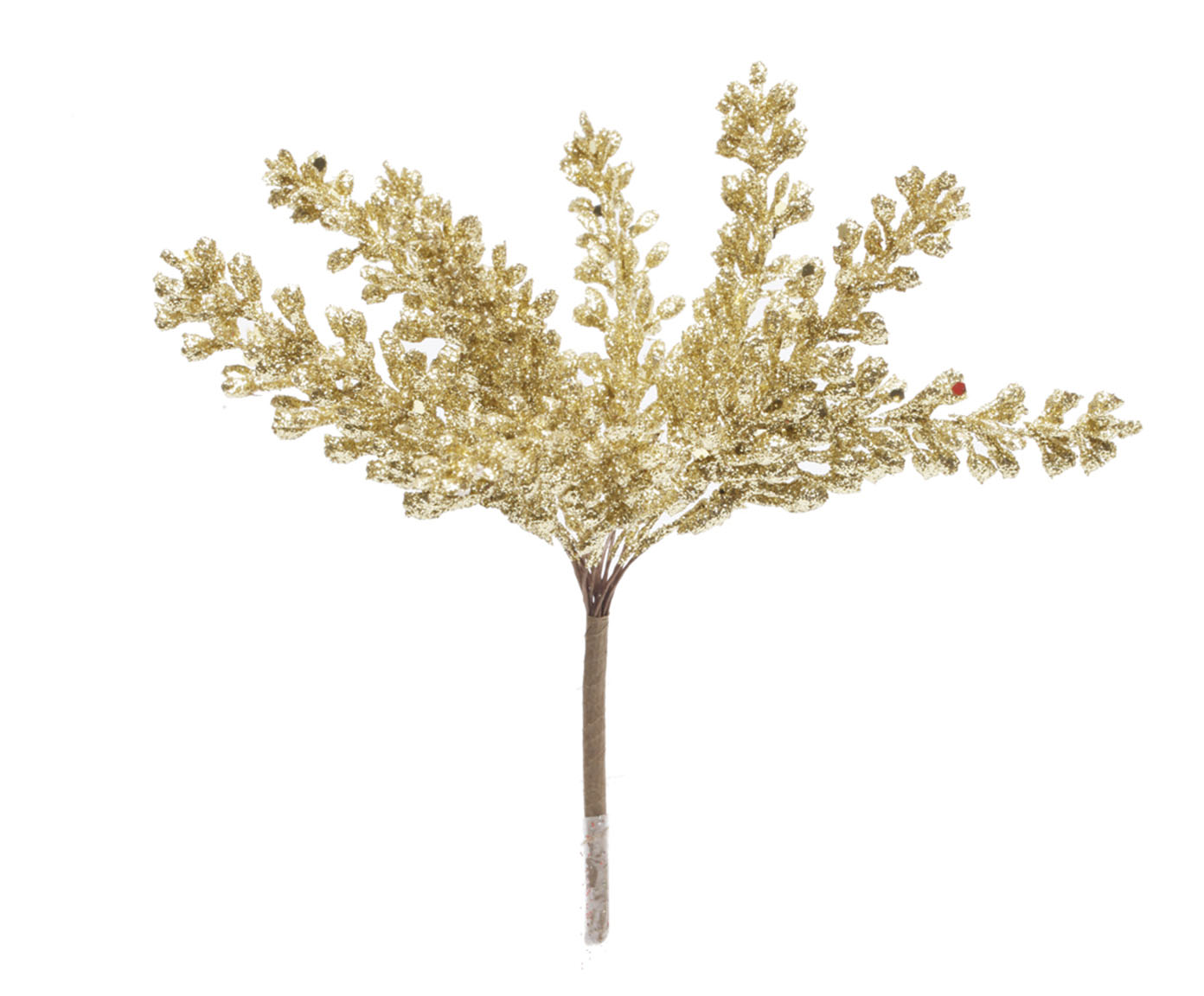 Pick Galho Frutas Glitter - Dourado image number 0