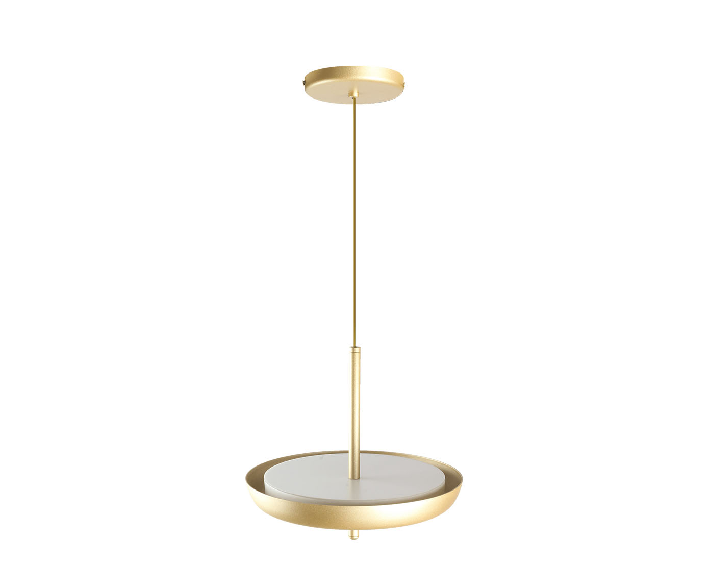 Pendente Dalu Indireto Bivolt - Champagne image number 1