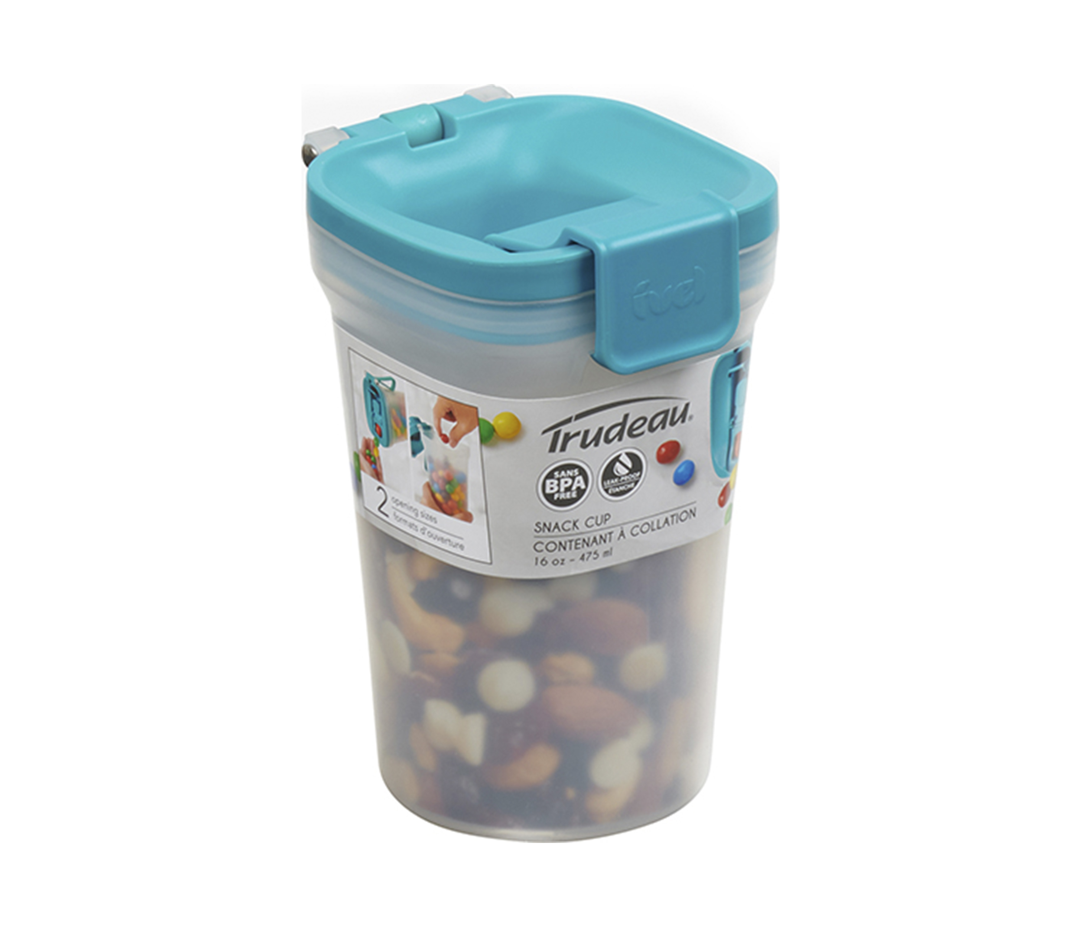 Porta-Snack Fuel Azul e Branco - image 0