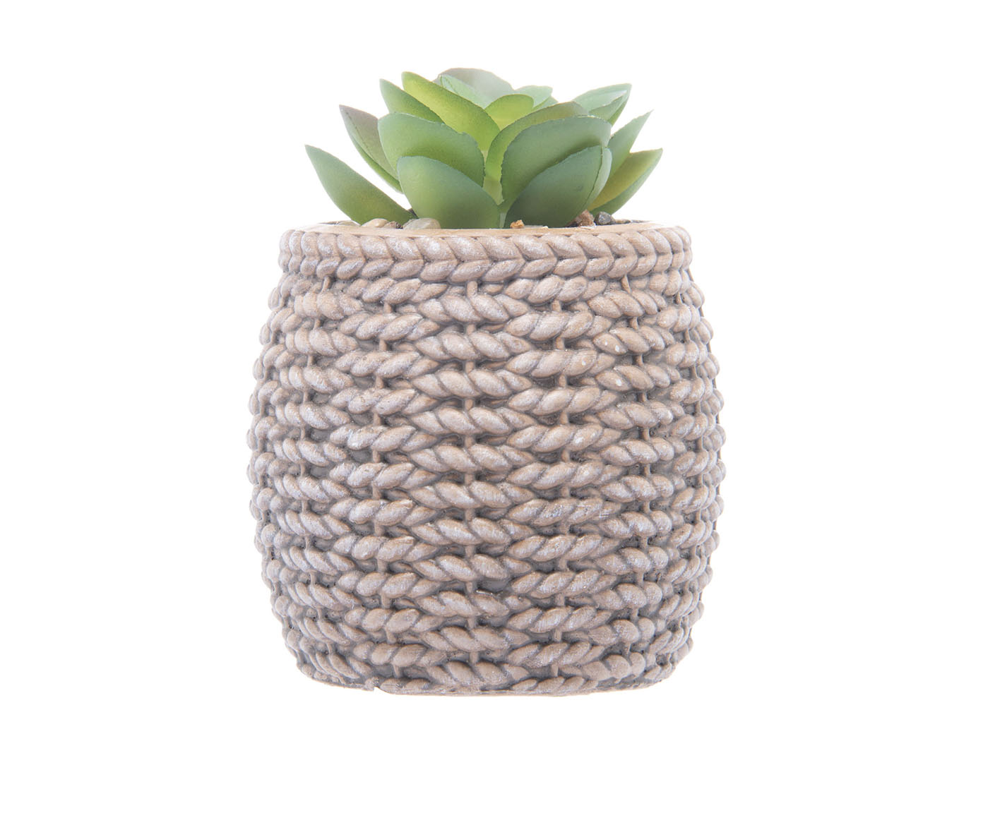 Cachepot Sisal com Suculenta II image number 0