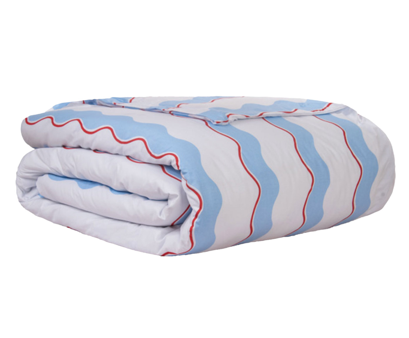 Duvet Percalle Estampado Wave Blue 200 Fios image number 1