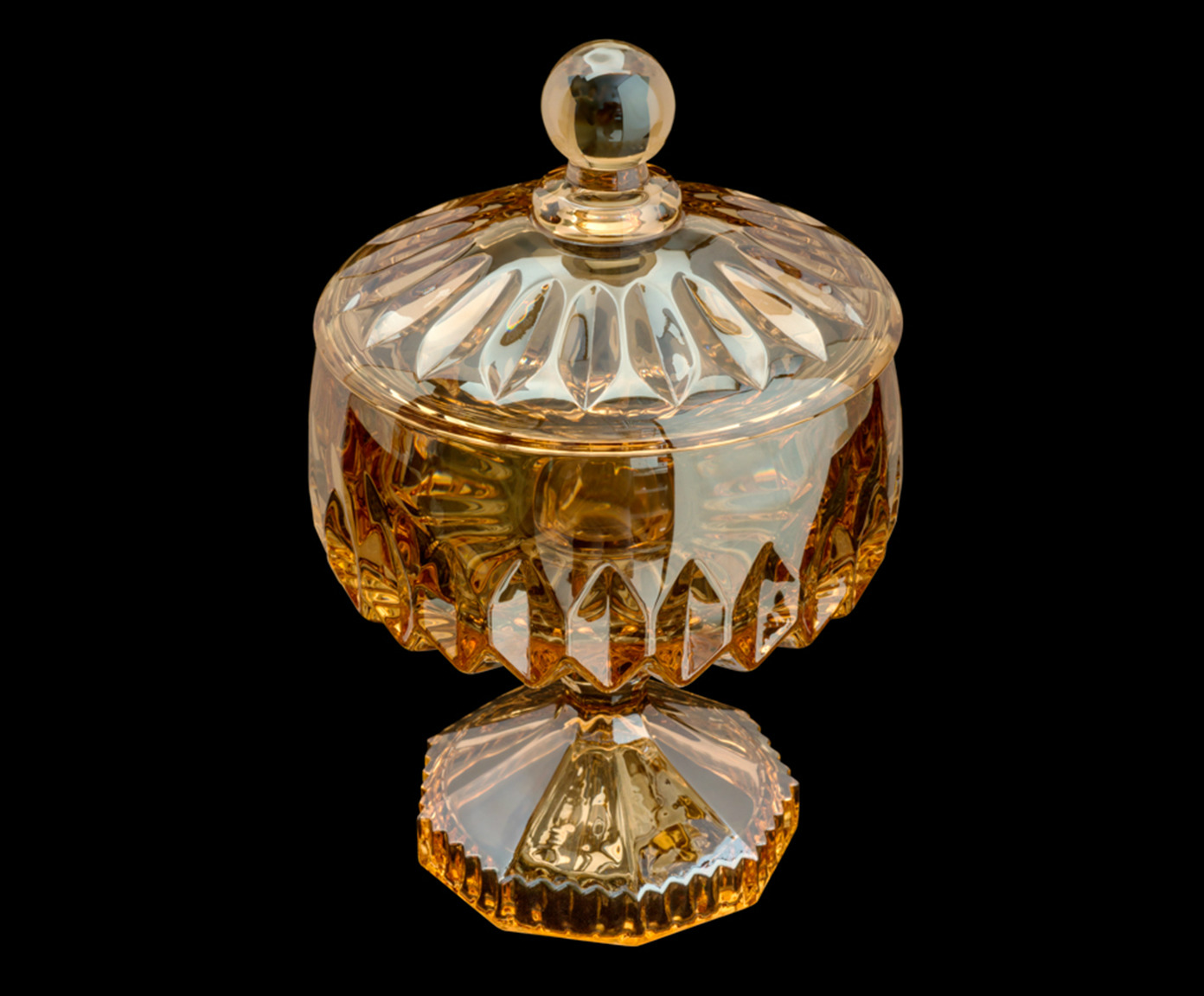 Bomboniere em Cristal Louise &Acirc;mbar image number 2