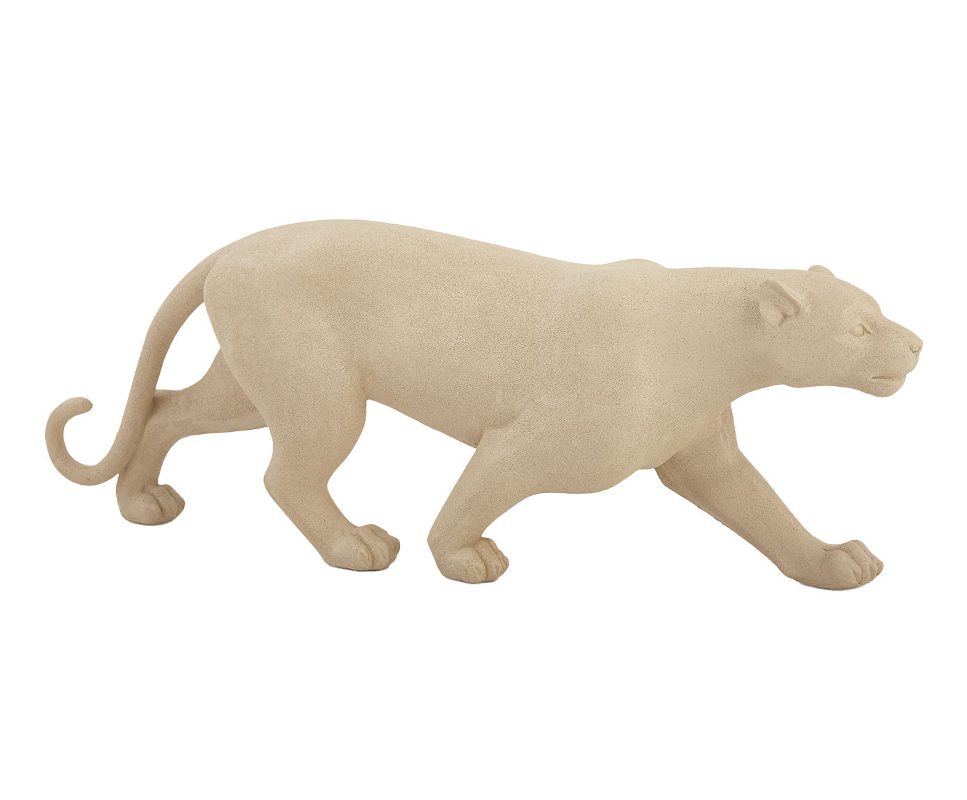 Adorno Decorativo Leopardo Grande Bege image number 0