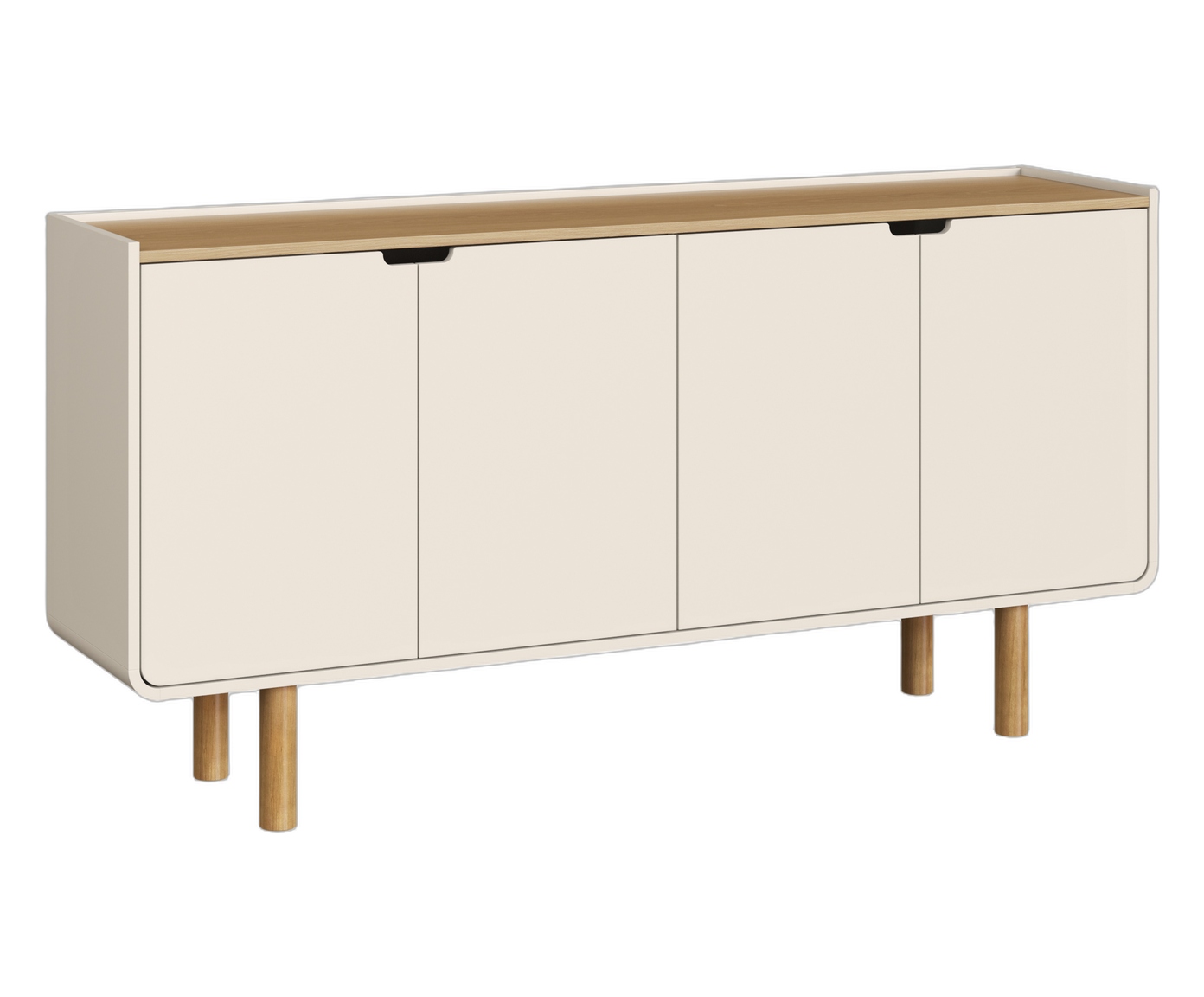 Balc&atilde;o Buffet Org&acirc;nico Madeira Aura Off White - image 1