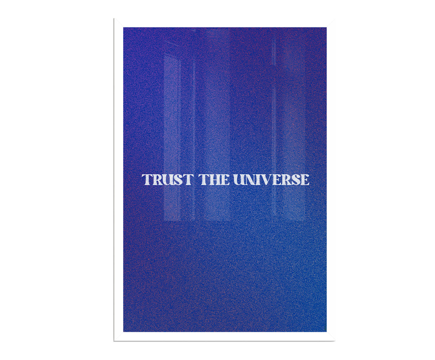 Quadro Trust The Universe com Moldura Branca image number 1