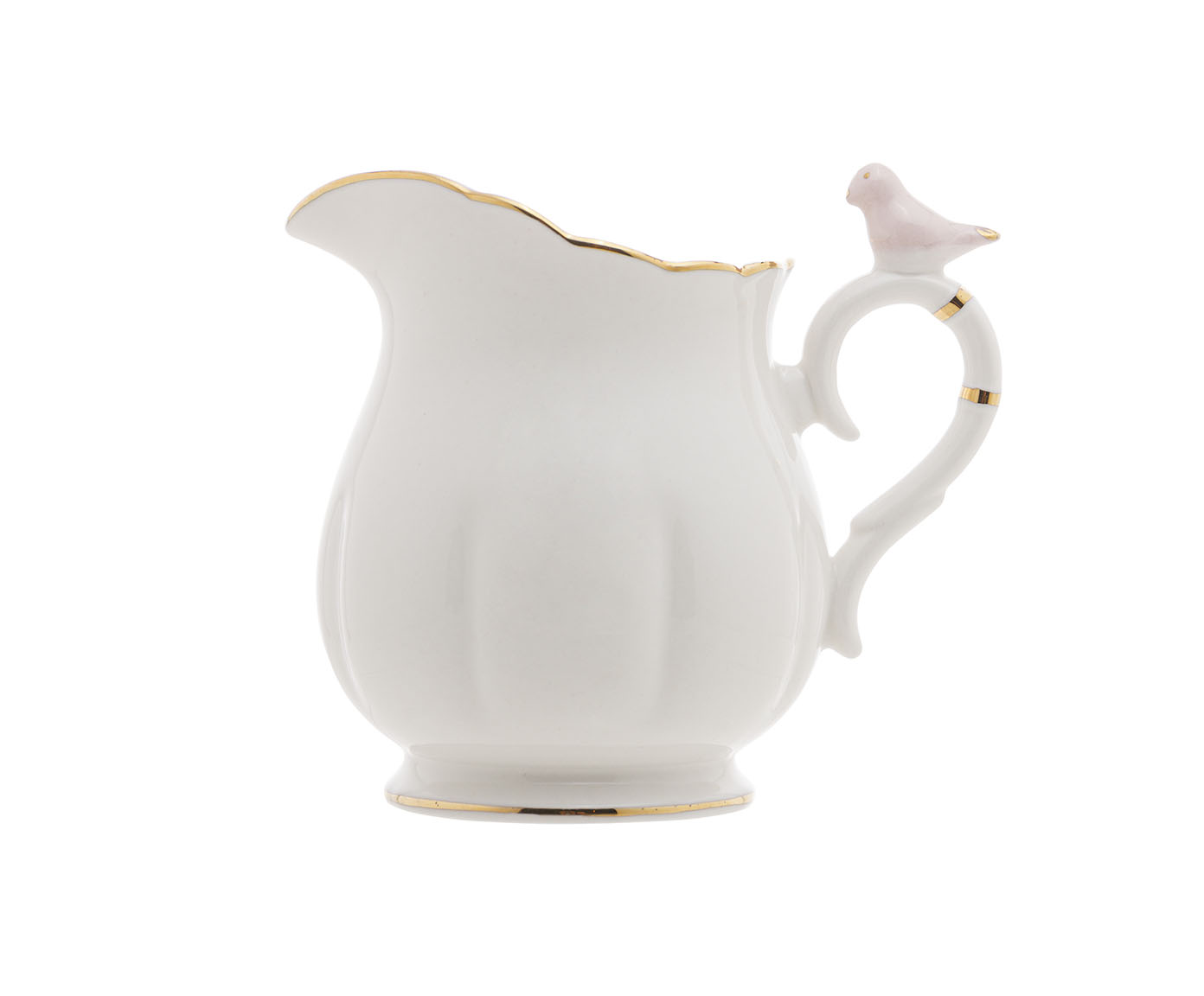 Leiteira de Porcelana Birds Branco - image 0
