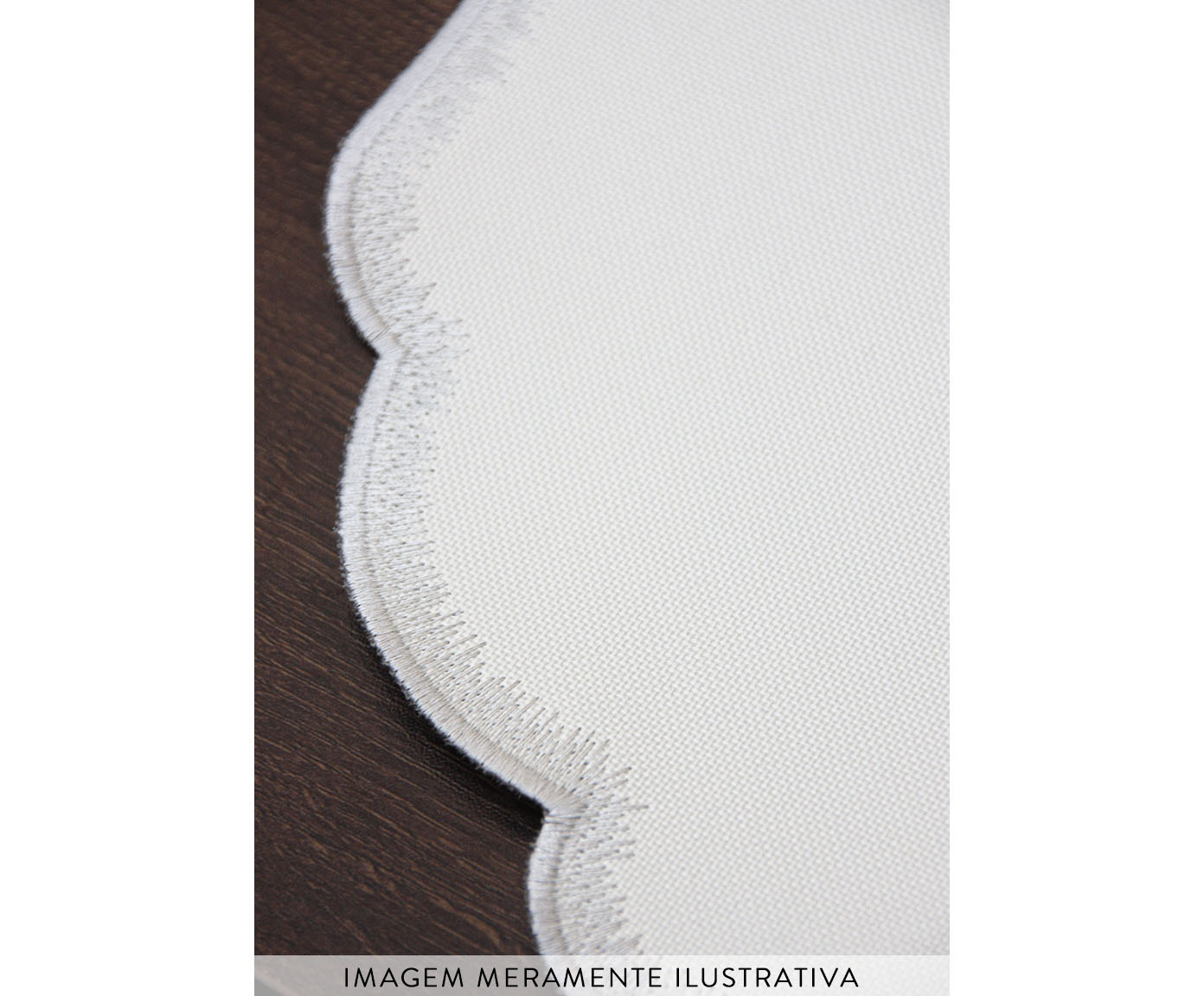 Lugar Americano Duplo Imperme&aacute;vel - Branco e Vermelho I image number 4