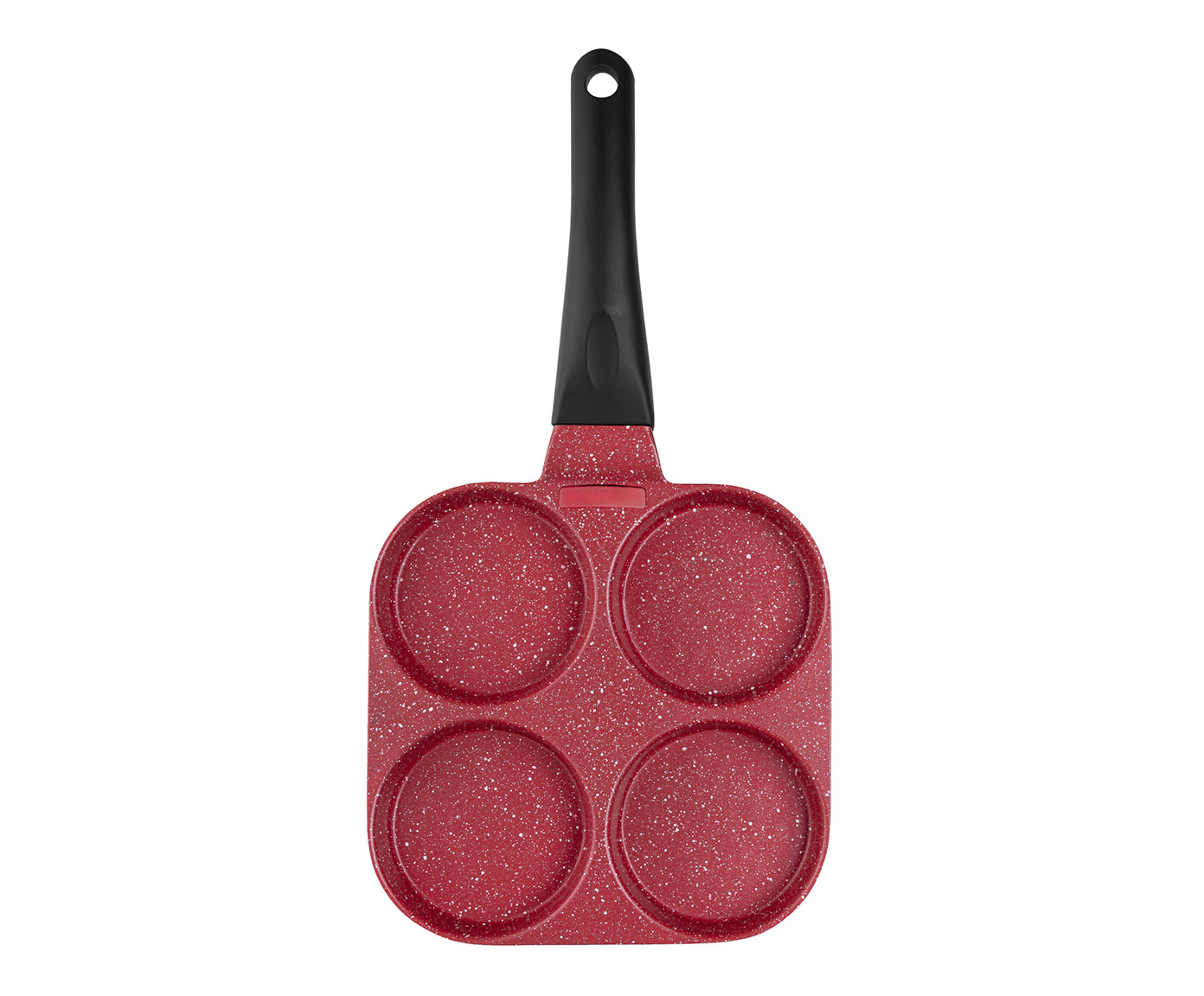Frigideira de Indu&ccedil;&atilde;o com Cavidades Granito Chef Vermelho - image 0