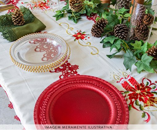 Toalha de Mesa Natal Creme image number 3