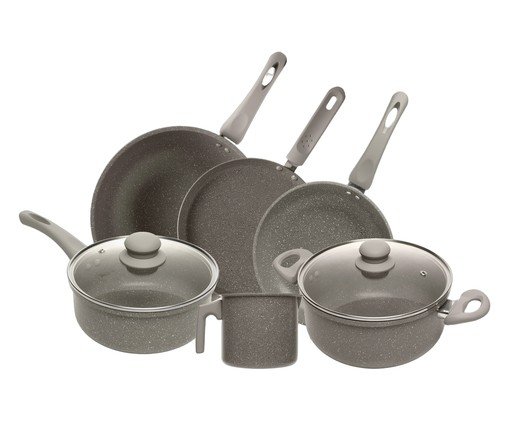 Jogo de Panelas com Indu&ccedil;&atilde;o Granito Chef Taupe image number 0