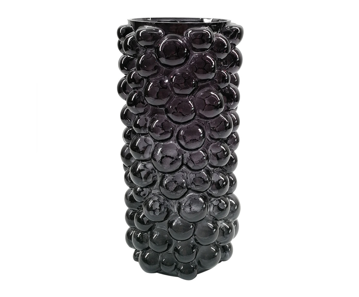 Vaso com Textura Preto III image number 0