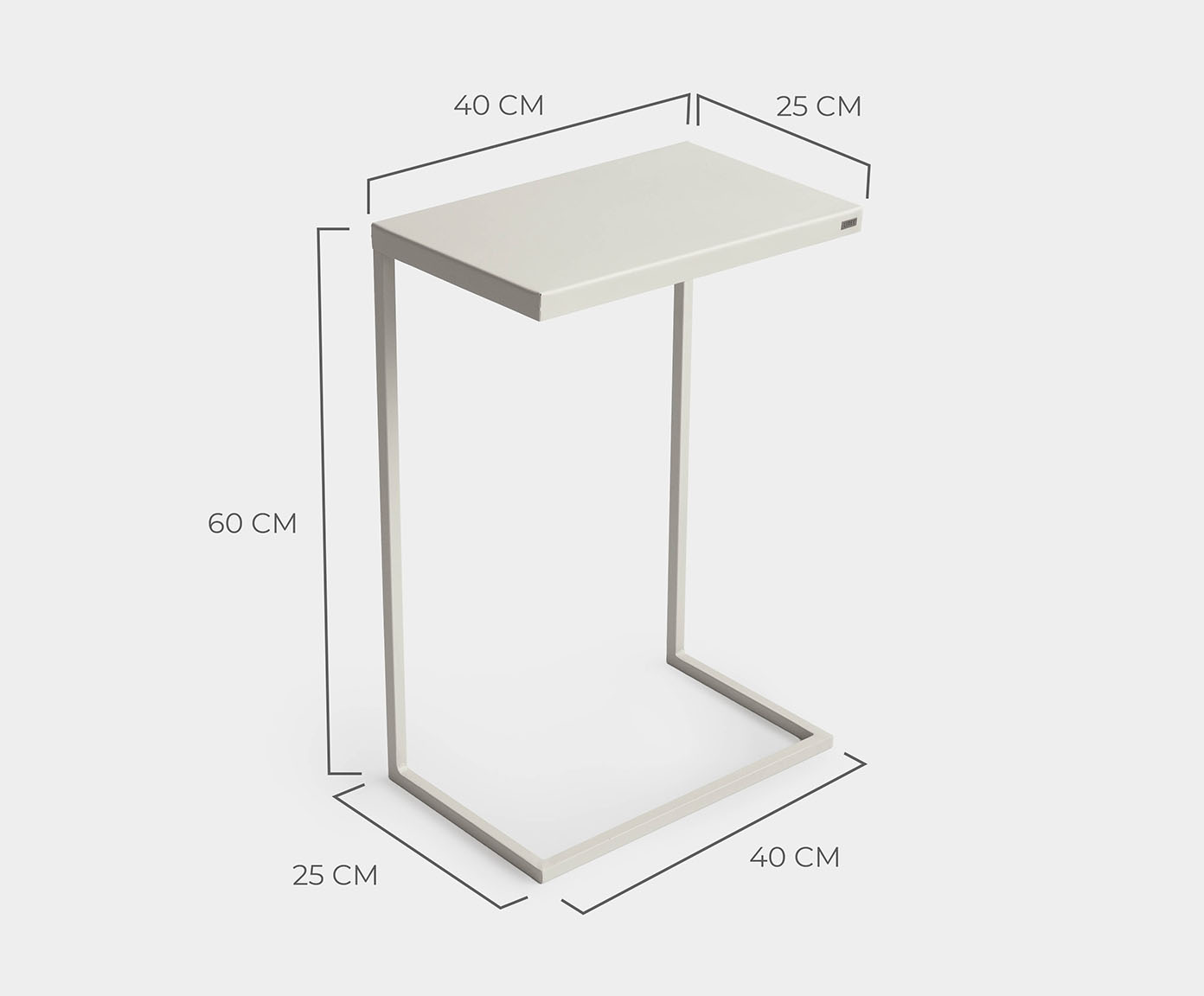 Mesa de Apoio Wire Porcelana - image 1