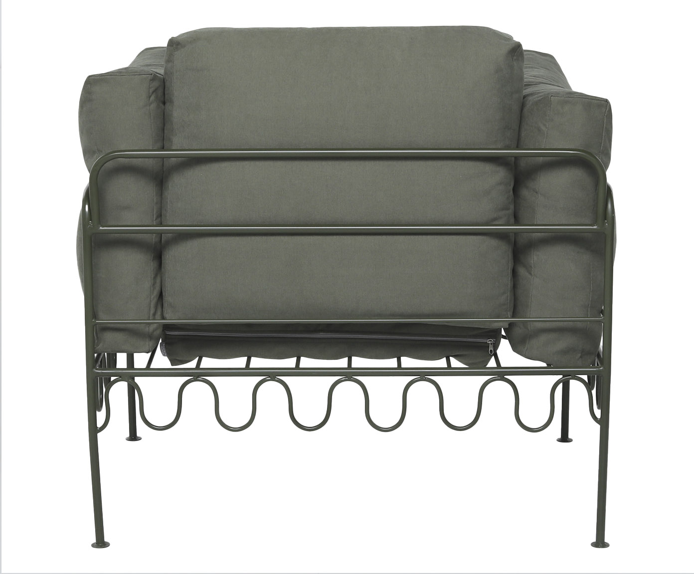 Poltrona Pop Indoor Ondas - Verde Musgo image number 5