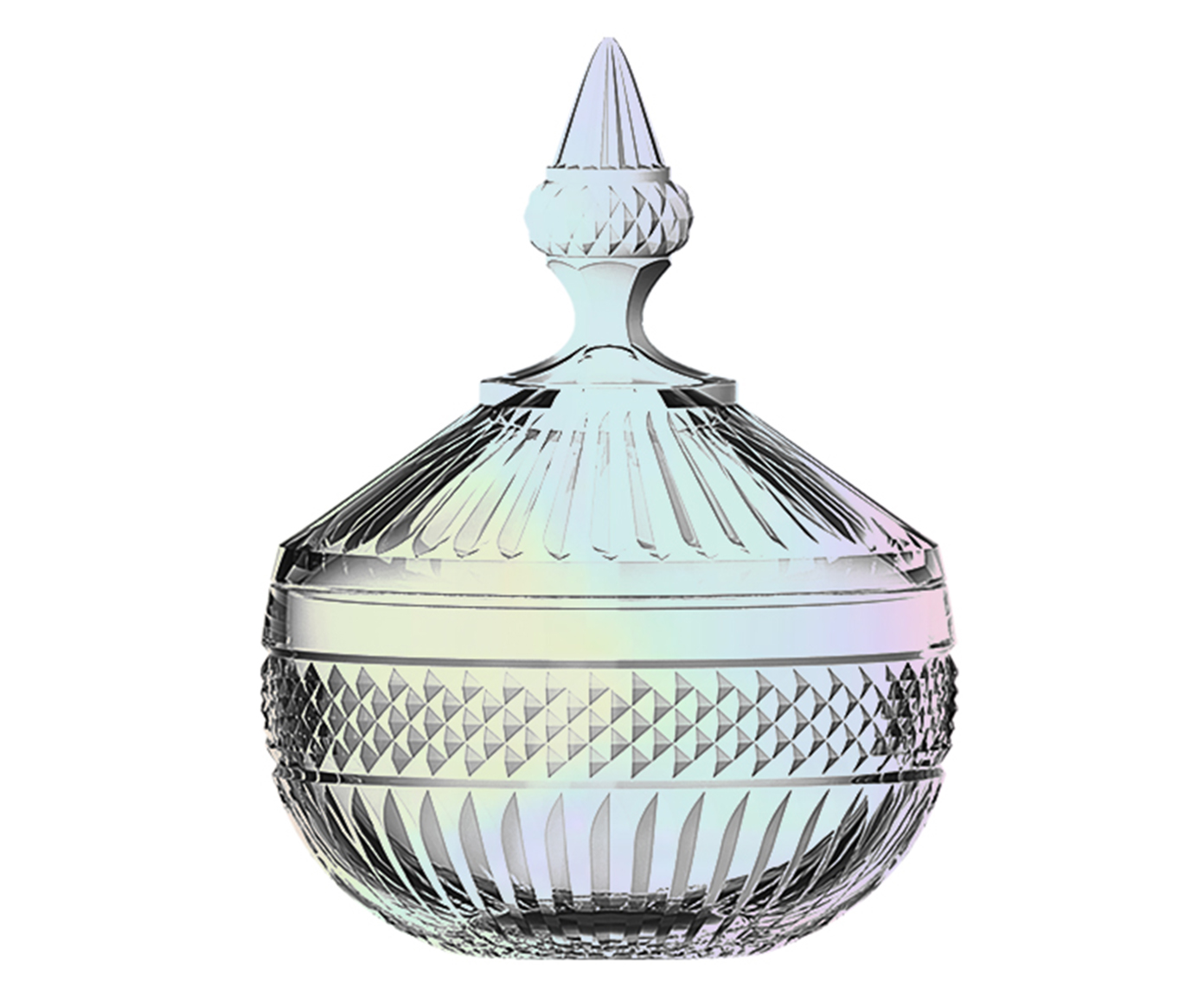 Pote Decorativo em Cristal Palace Furta - image 0