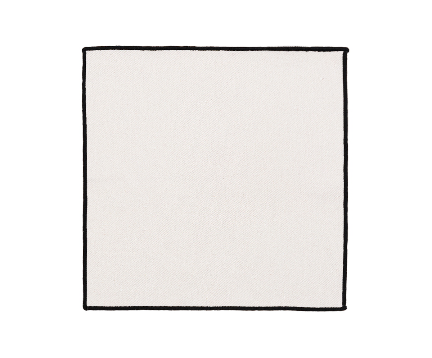 Guardanapo Off-White com Filete Preto image number 0