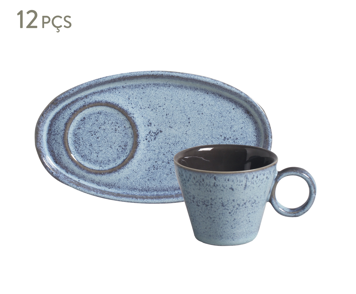 Jogo de X&iacute;caras para Caf&eacute; Neo Breeze Azul Claro - image 0