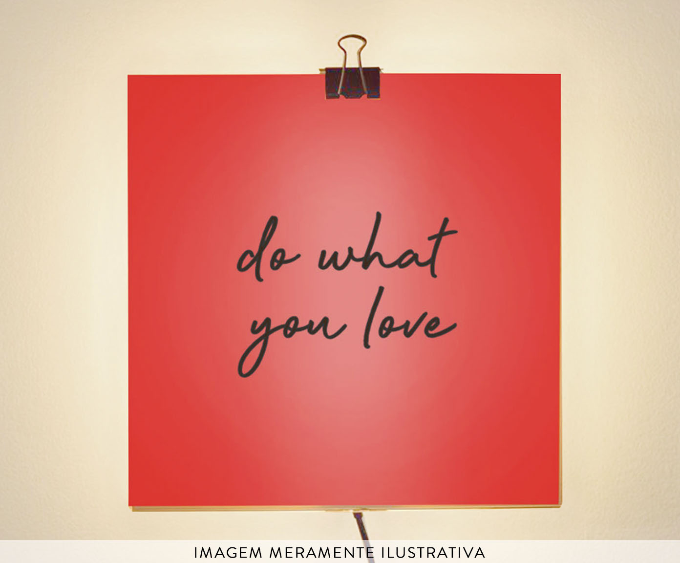 Lumin&aacute;ria de Parede com Led Cris e do What You Love - 20X20X3cm image number 2