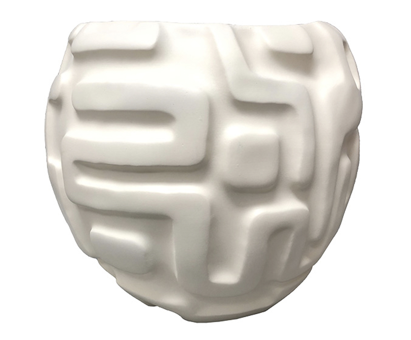 Vaso Decorativo Percorsi Branco II image number 0