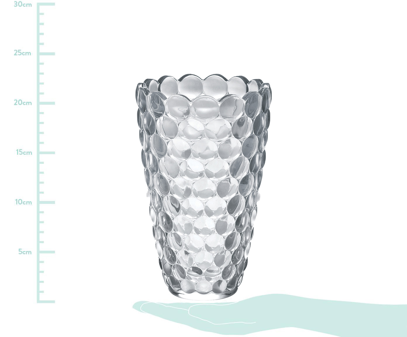Vaso em Vidro Kelly - Transparente image number 1