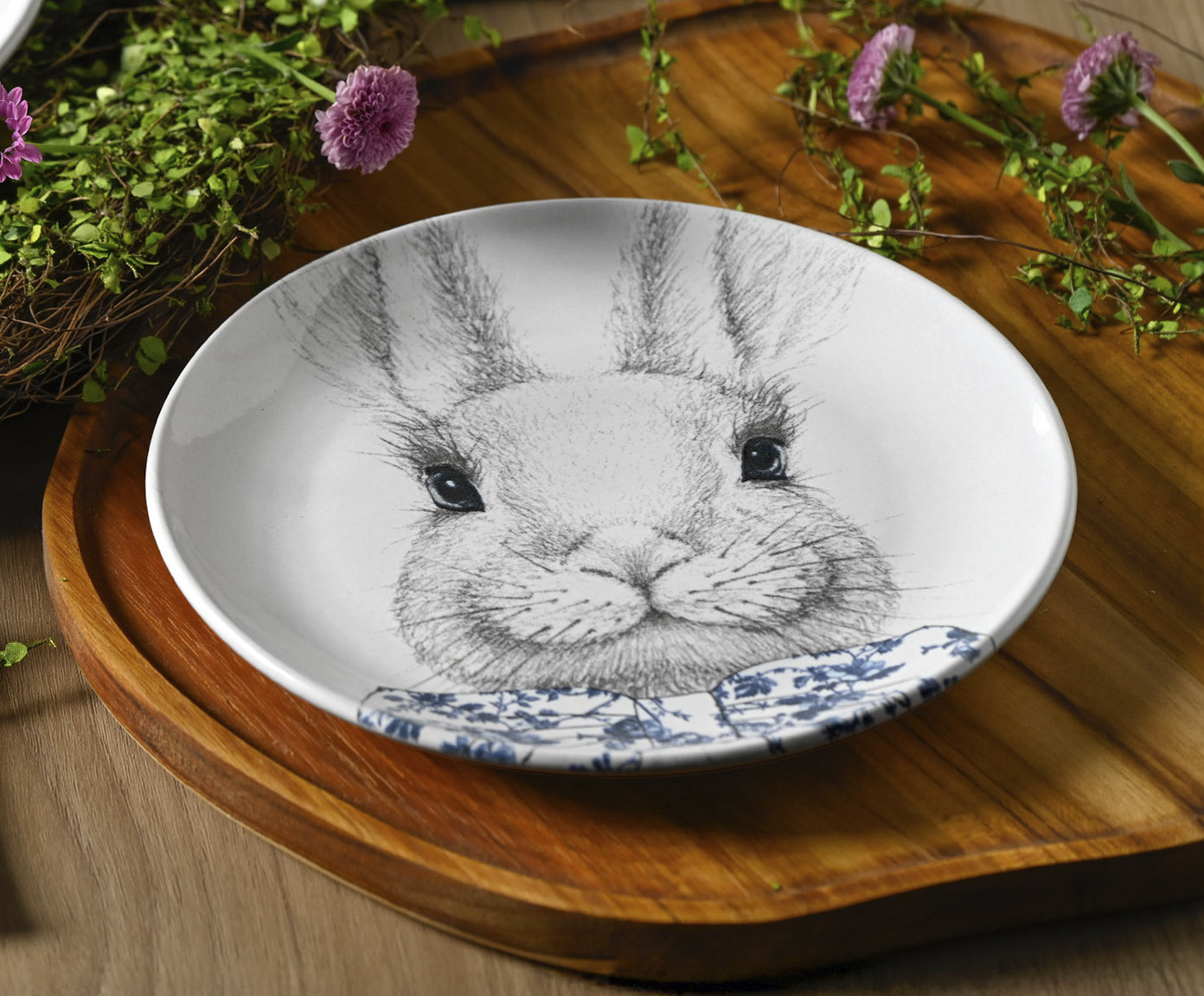 Jogo de Pratos para Sobremesa Coup Stoneware Toile image number 4