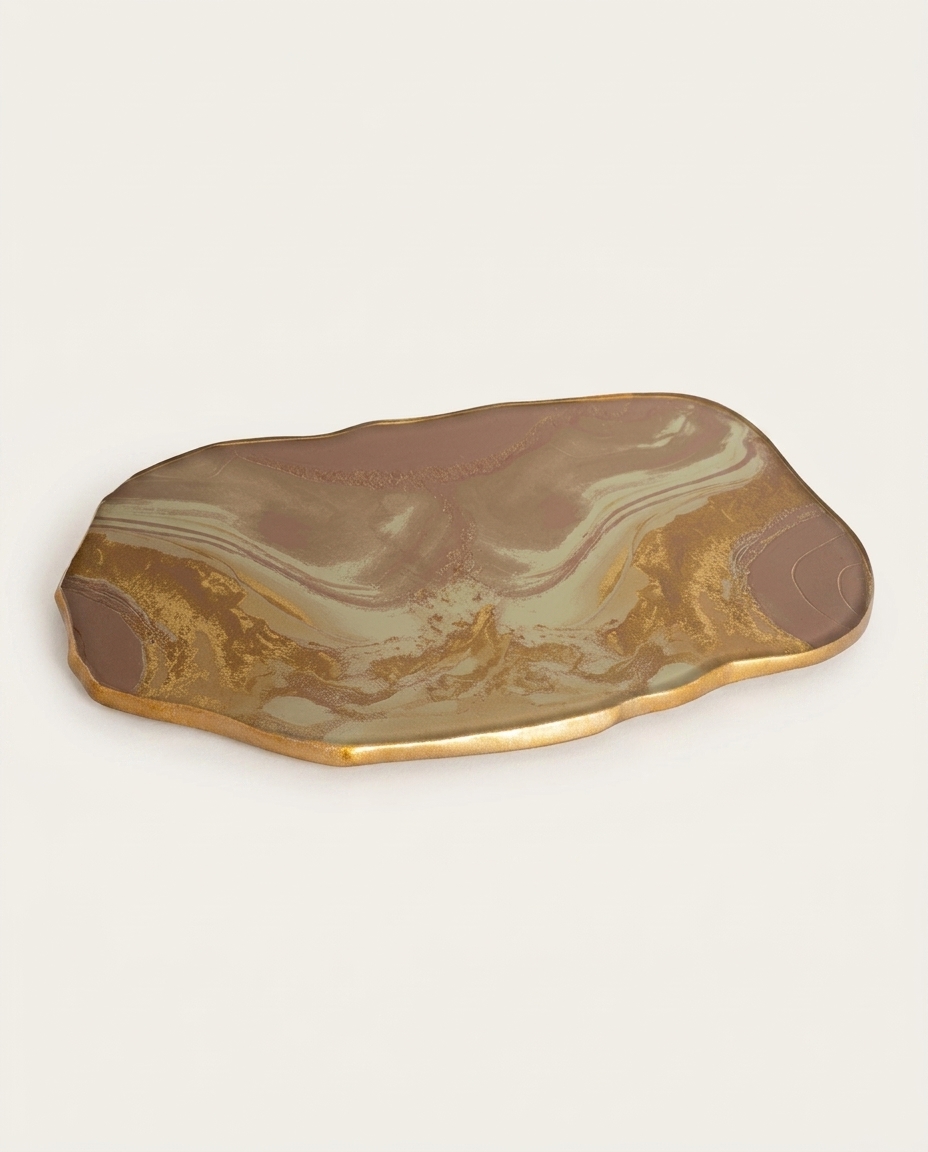 Centro de Mesa Oval Stone Quartzo Rosa image number 3