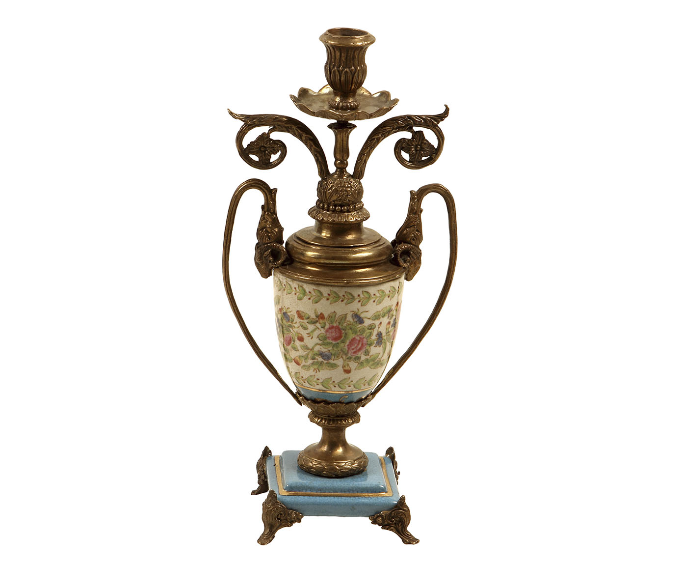 Vaso em Porcelana Soloviov Dourado - image 0