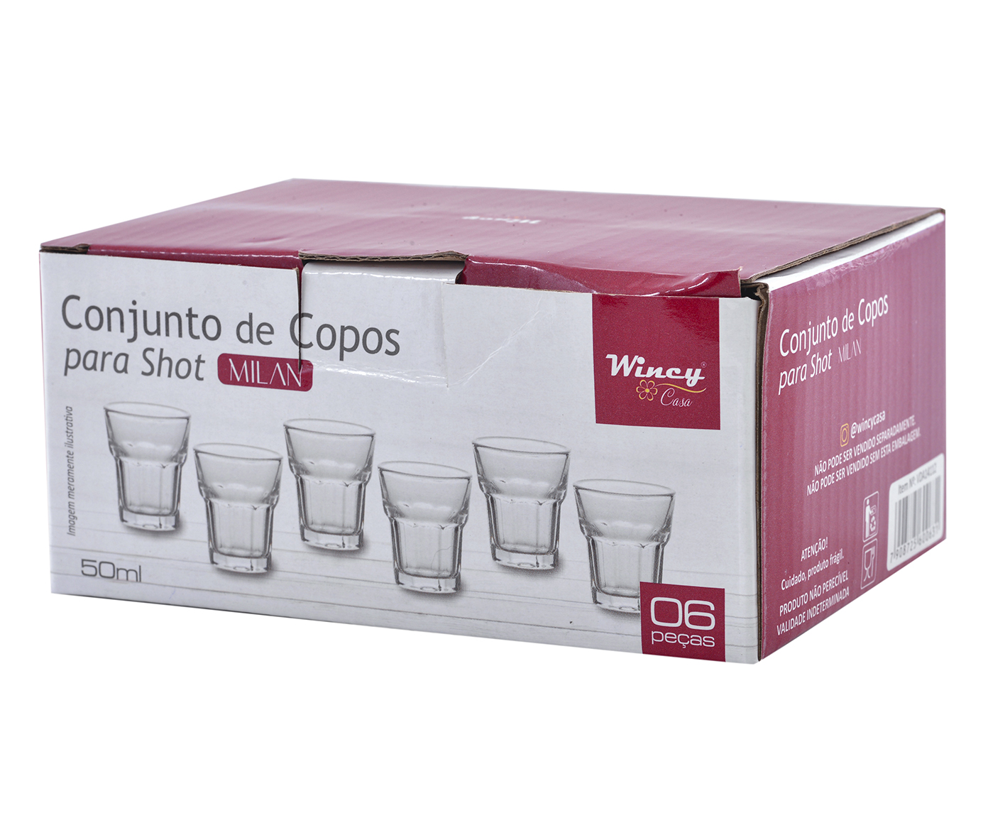 Jogo de Copos de Shot Milan - 50ml image number 1