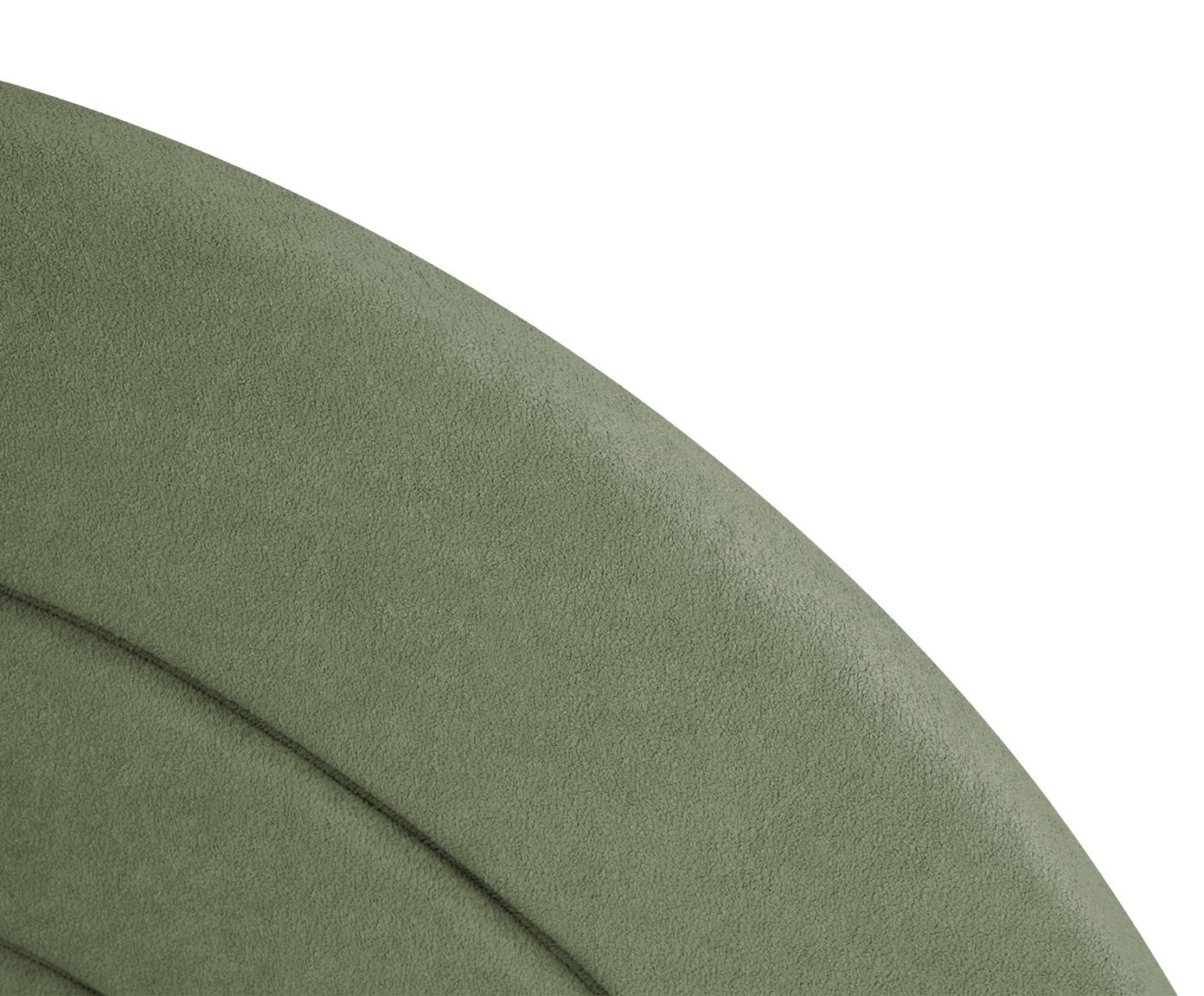 Cabeceira em Boucle Aveludado Arco Verde image number 5
