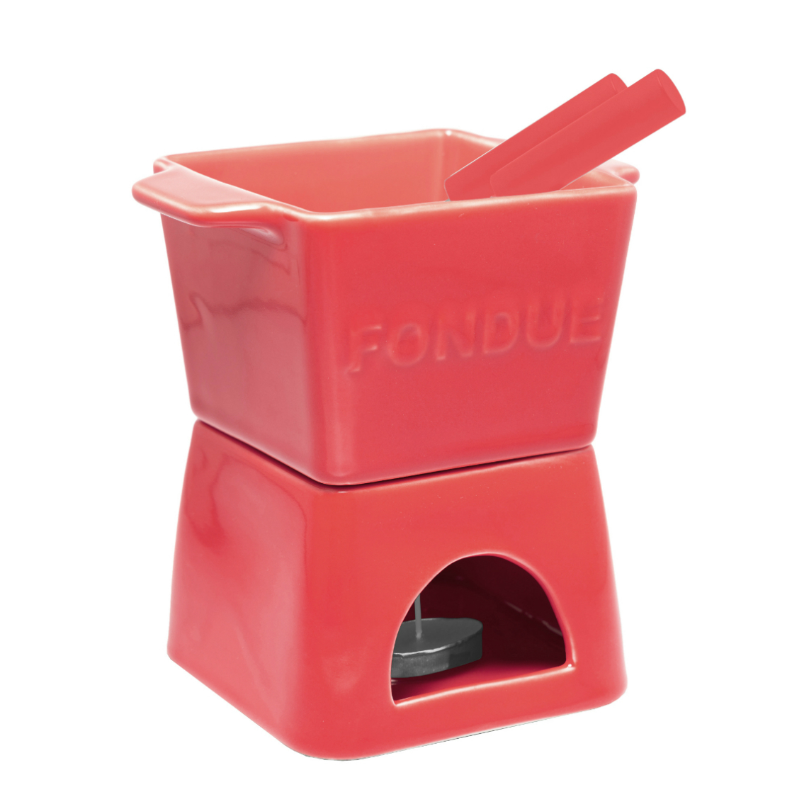 Aparelho de Fondue Quadratto Vermelho image number 0