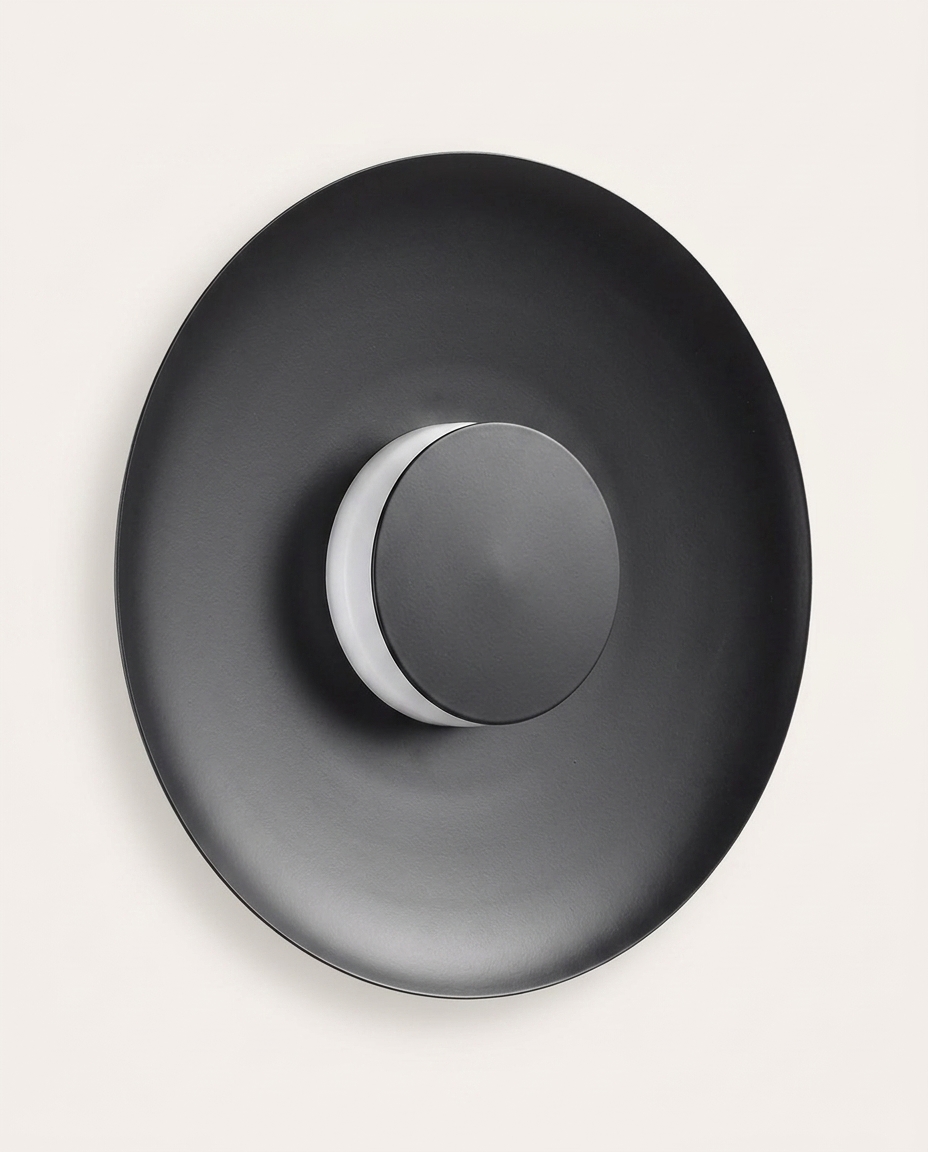 Arandela Led Dot Preto Bivolt - image 1