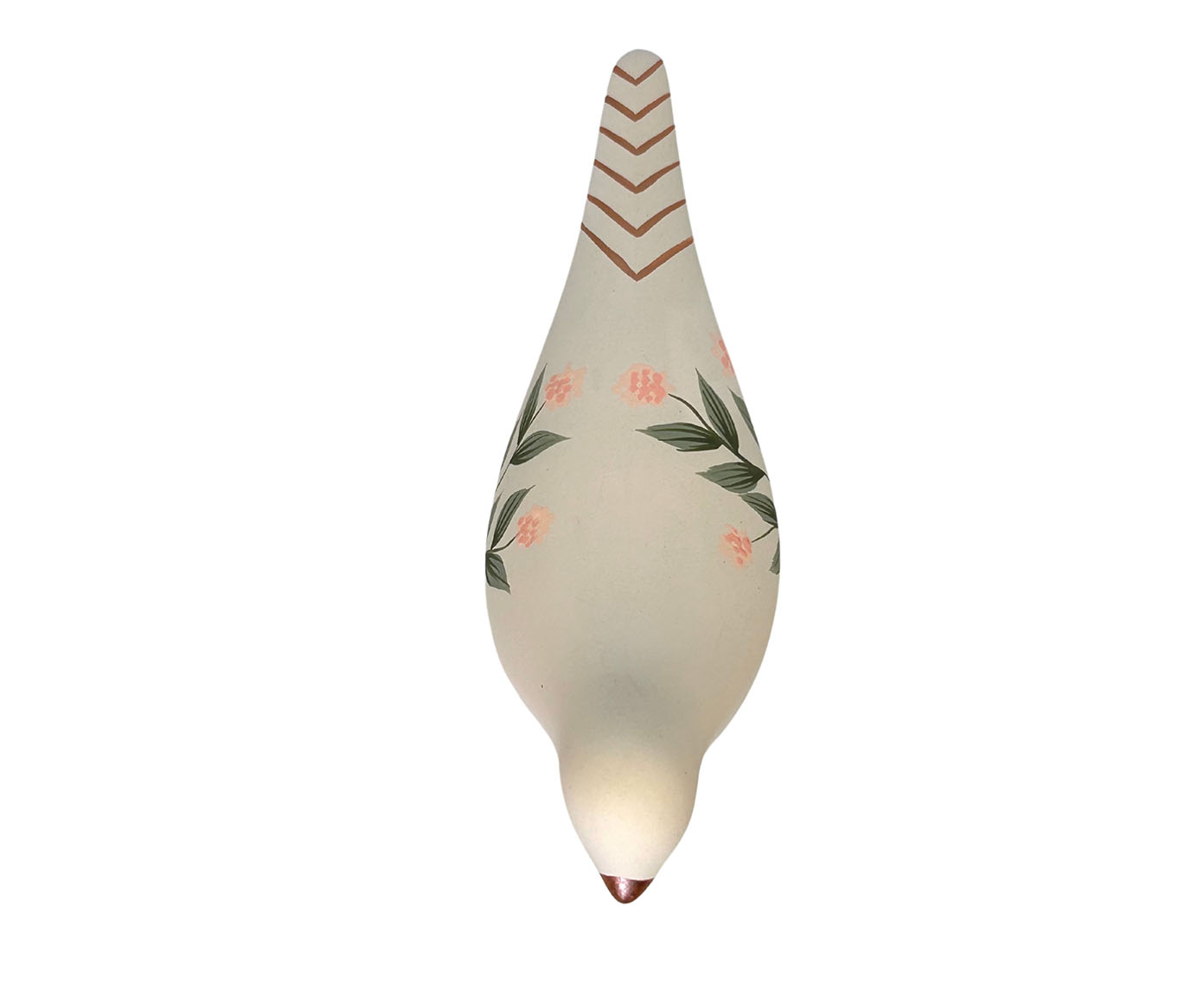Adorno P&aacute;ssaro Floral Ros&eacute; - image 1
