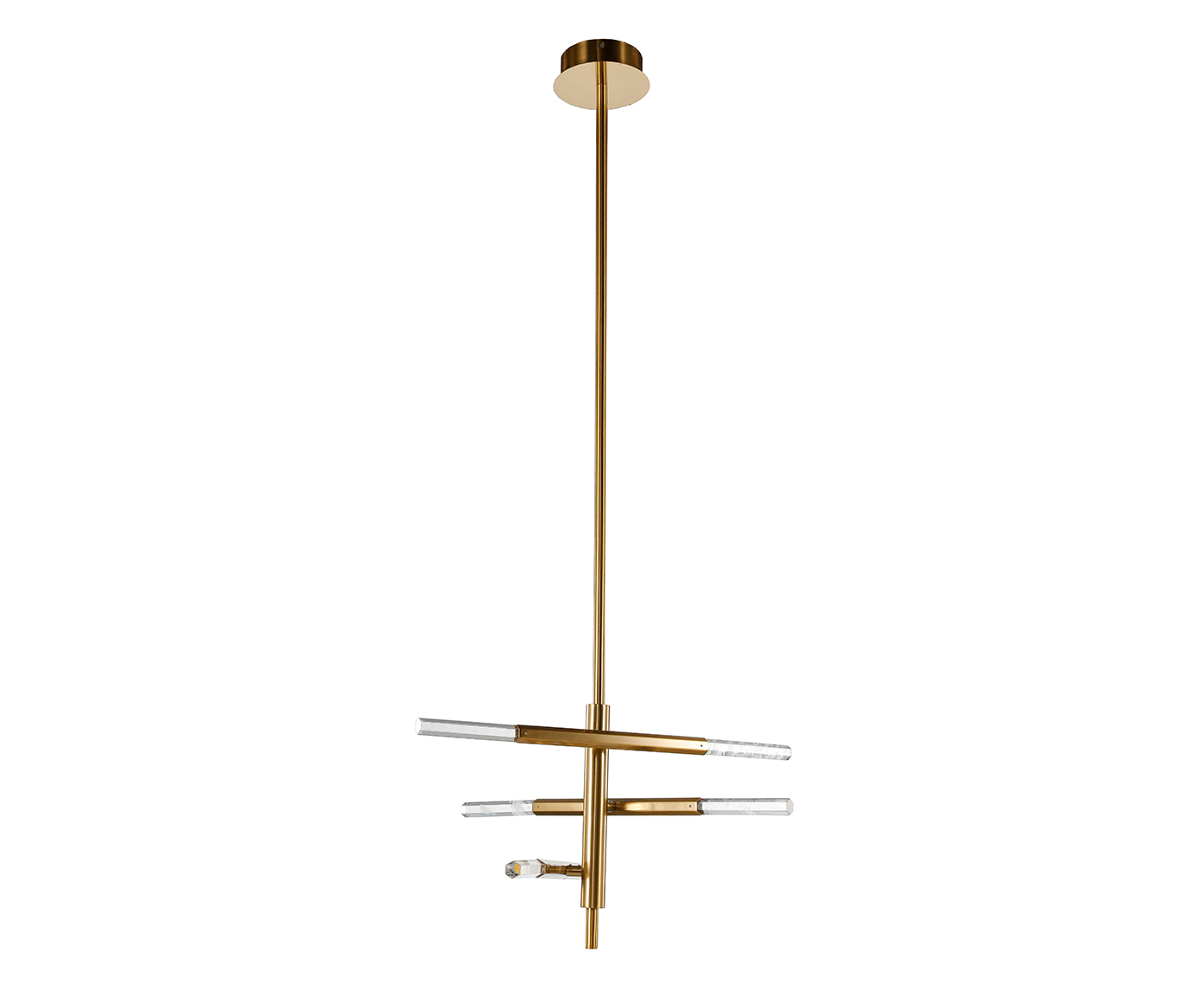 Pendente em Cristal Petra Dourado image number 0