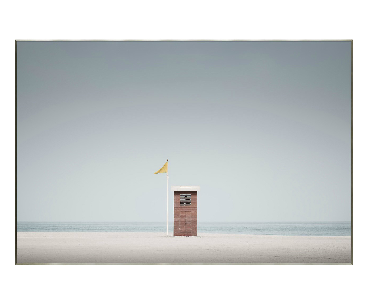 Quadro com Vidro Cabine Praia image number 0