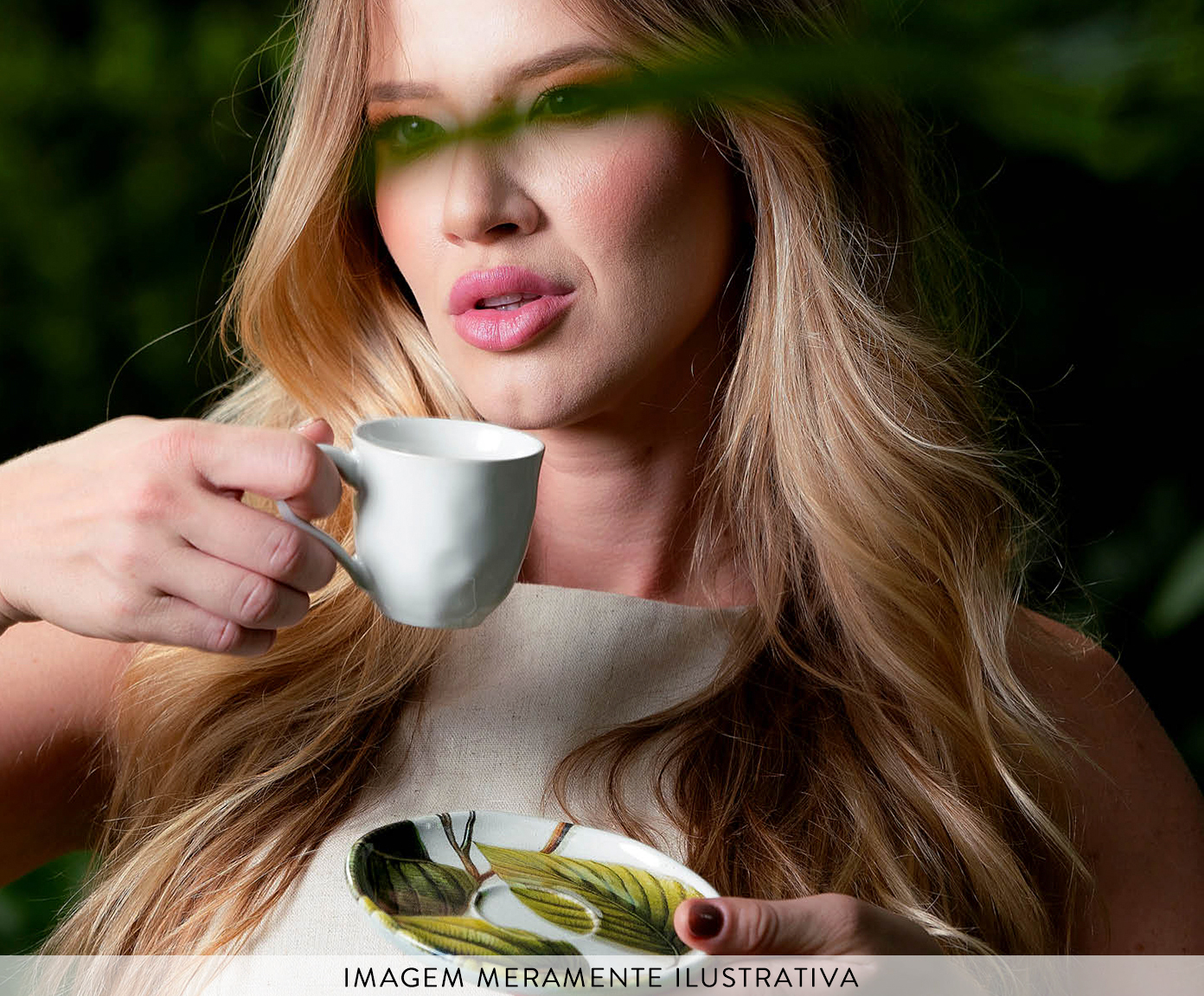 Jogo de X&iacute;caras para Caf&eacute; Bio &Eacute;den Floral image number 2