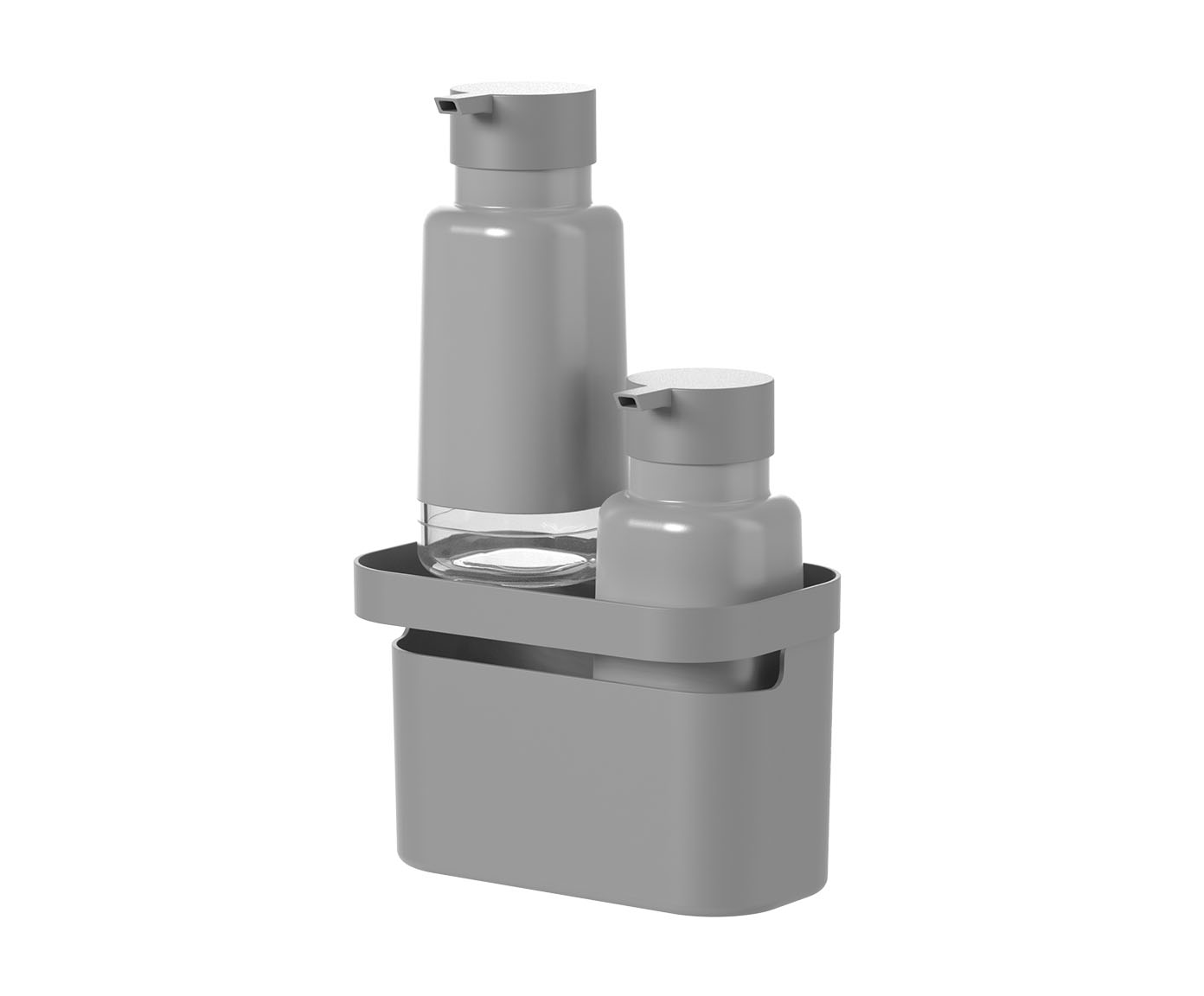Jogo de Dispensers e Organizador Flow Chumbo image number 1