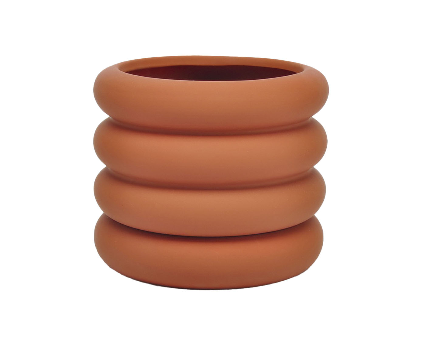 Vaso em Cer&acirc;mica Michelin Laranja II image number 0