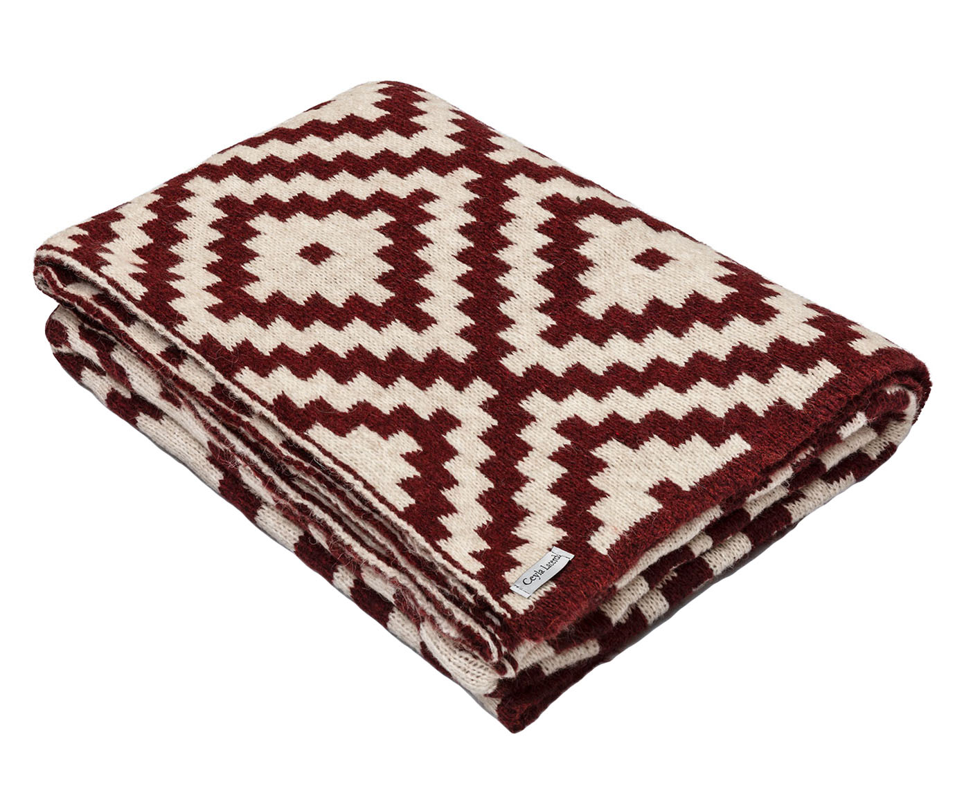 Manta &Eacute;tnica Papiro e Marsala - image 0