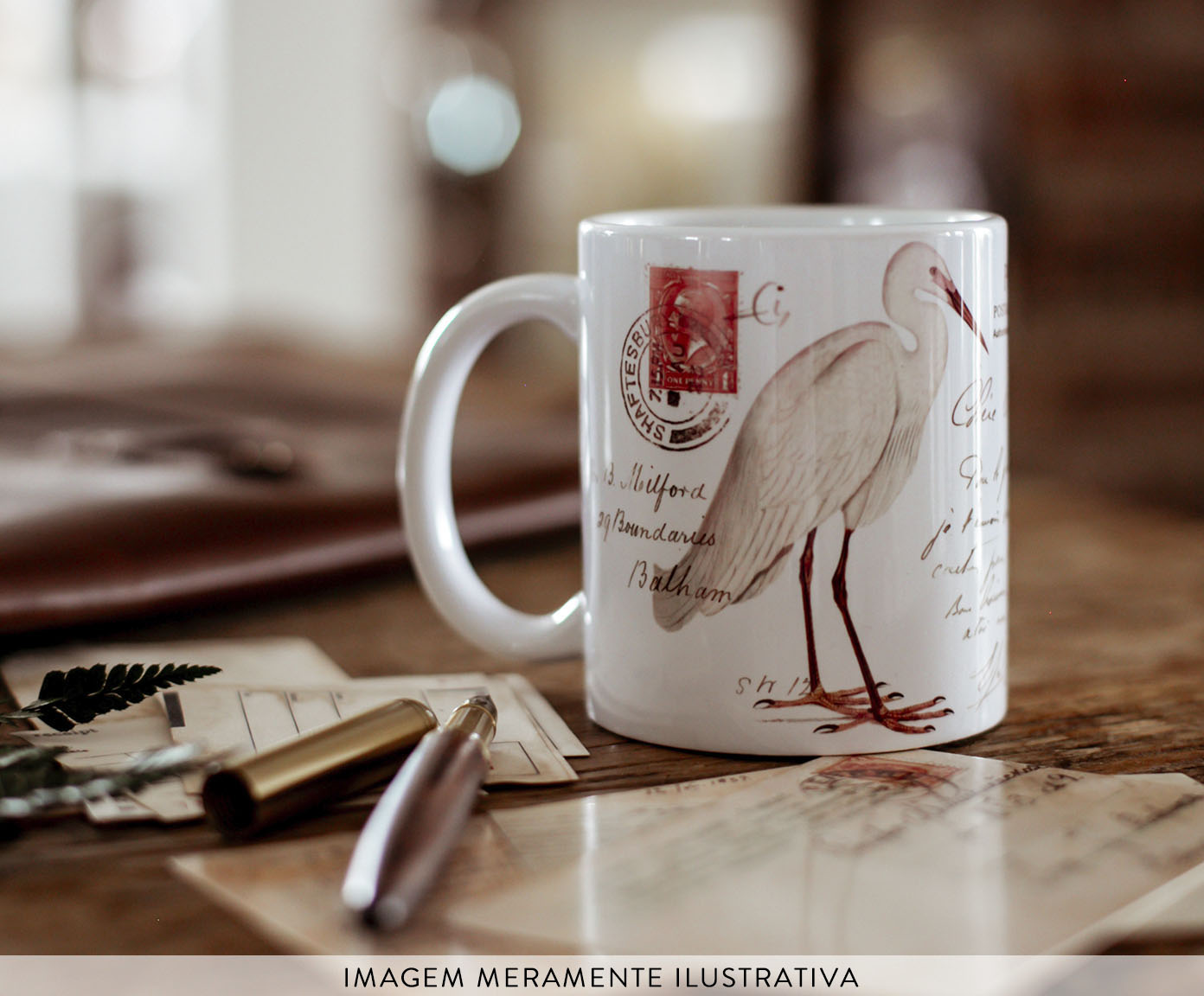 Caneca Post Card Branca - image 1