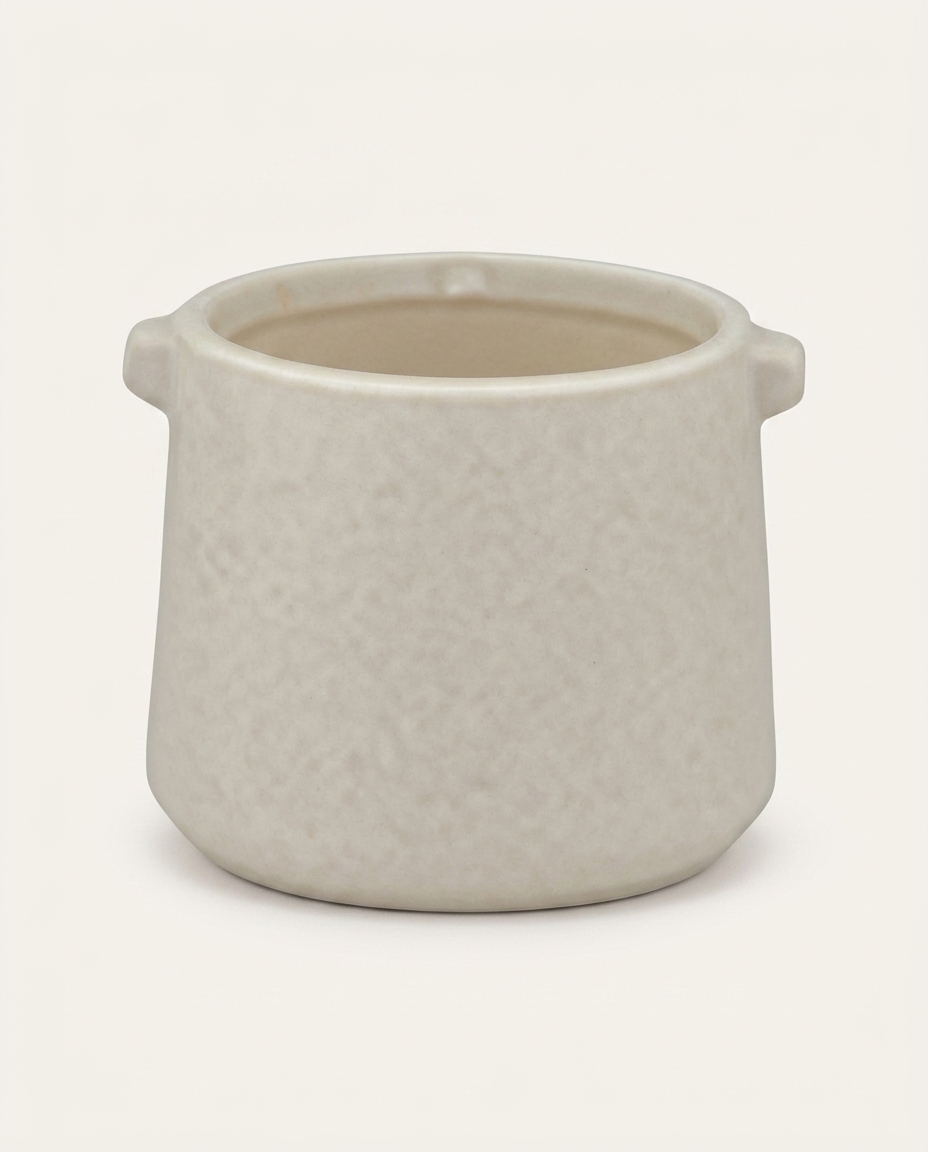 Cachepot Decorativo Zorvexon Off-White - image 0
