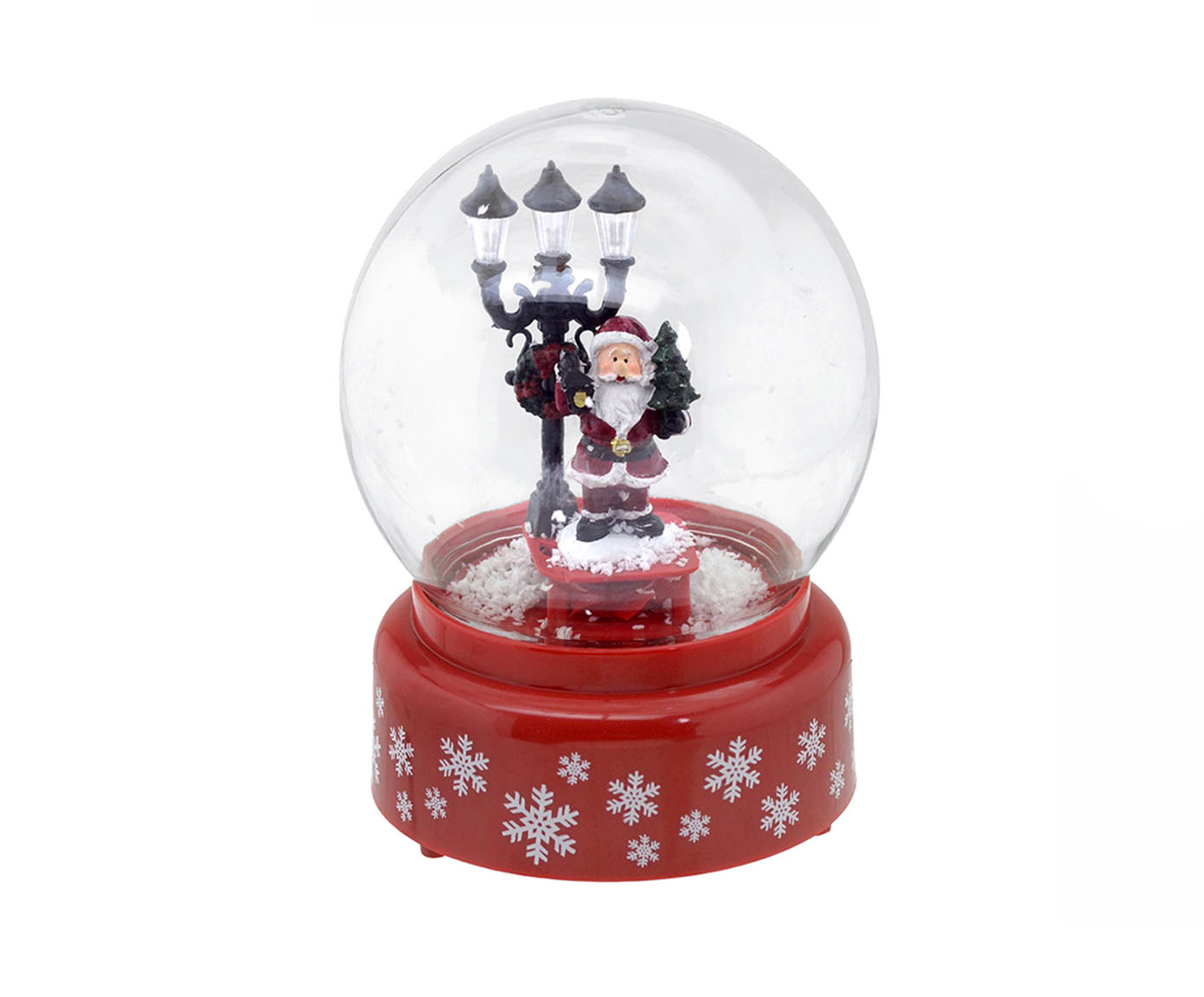 Globo Decorativo Santa Claus Luz e Movimento - 19 cm - image 0
