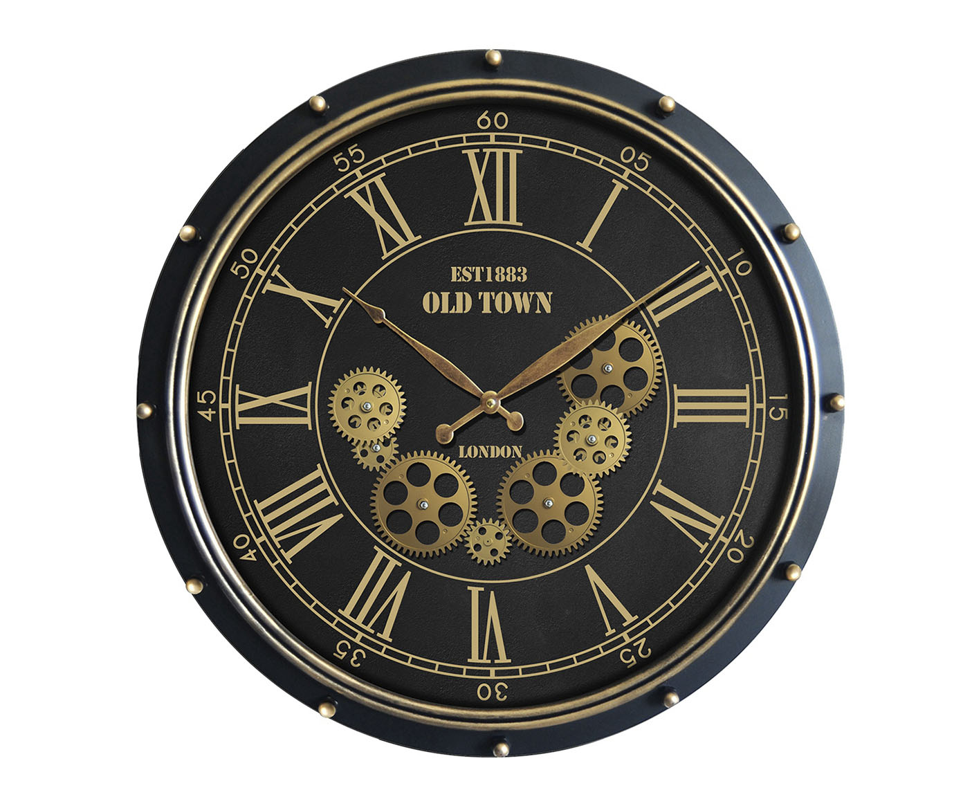 Rel&oacute;gio de Parede Steampunk Gears - image 0