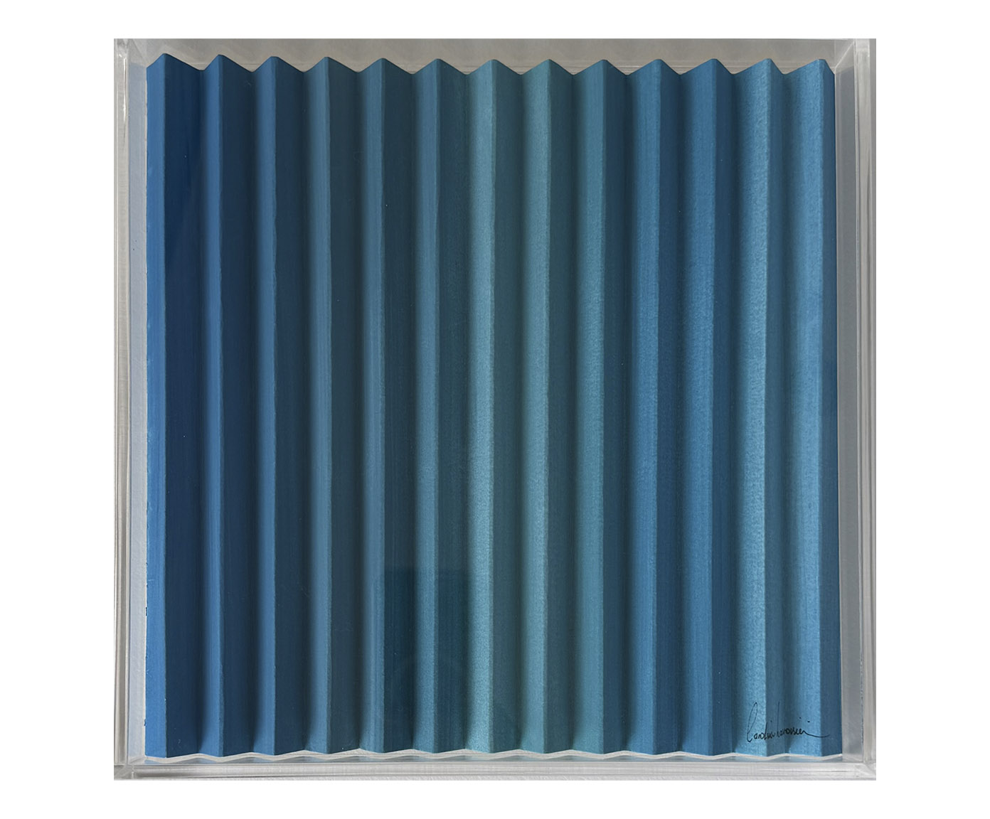 Quadro Degrad&ecirc; Azul B image number 0