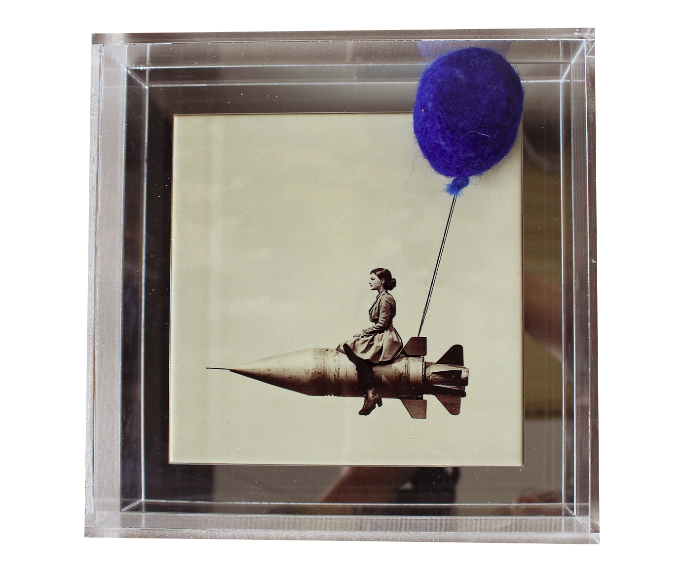 Quadro em Acr&iacute;lico "Foguete com Bal&atilde;o Collab & Greghi Design" - image 0