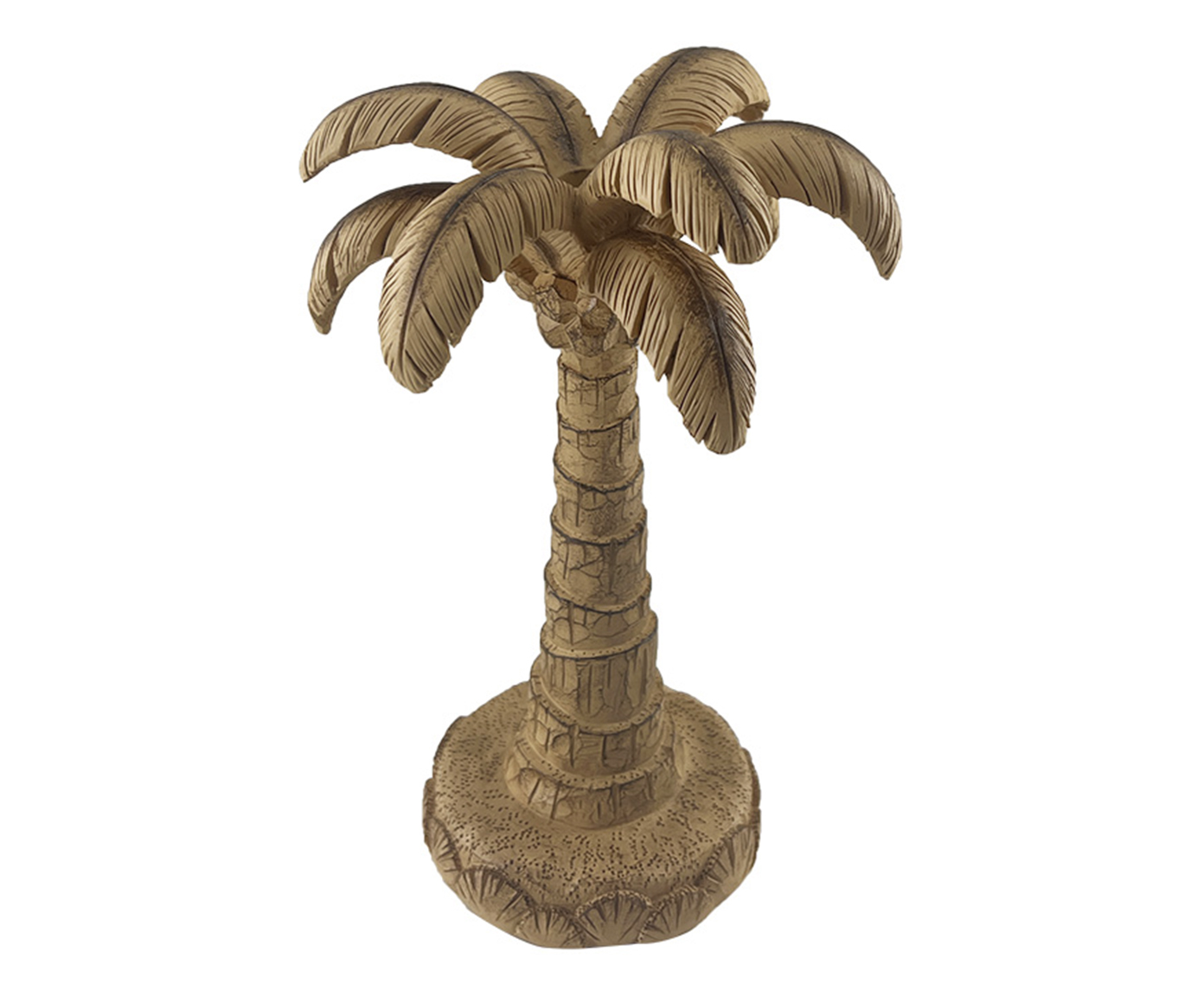 Escultura Decorativa Coqueiro Cocotier Marrom image number 0