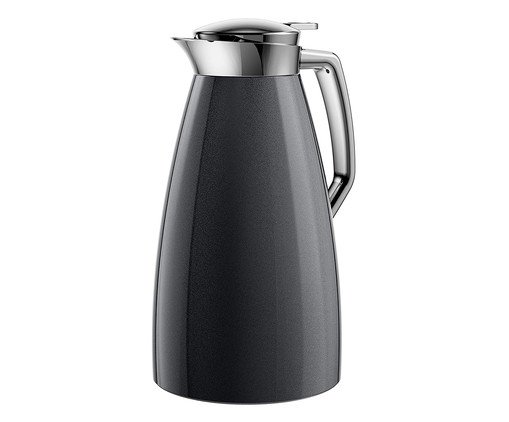Garrafa T&eacute;rmica Inox Plaza Quick Preto - image 0
