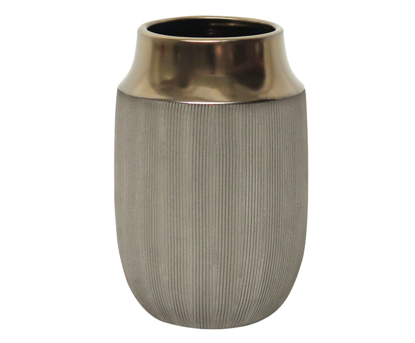 Vaso Ibirajara - Cinza e Acobreado - image 0
