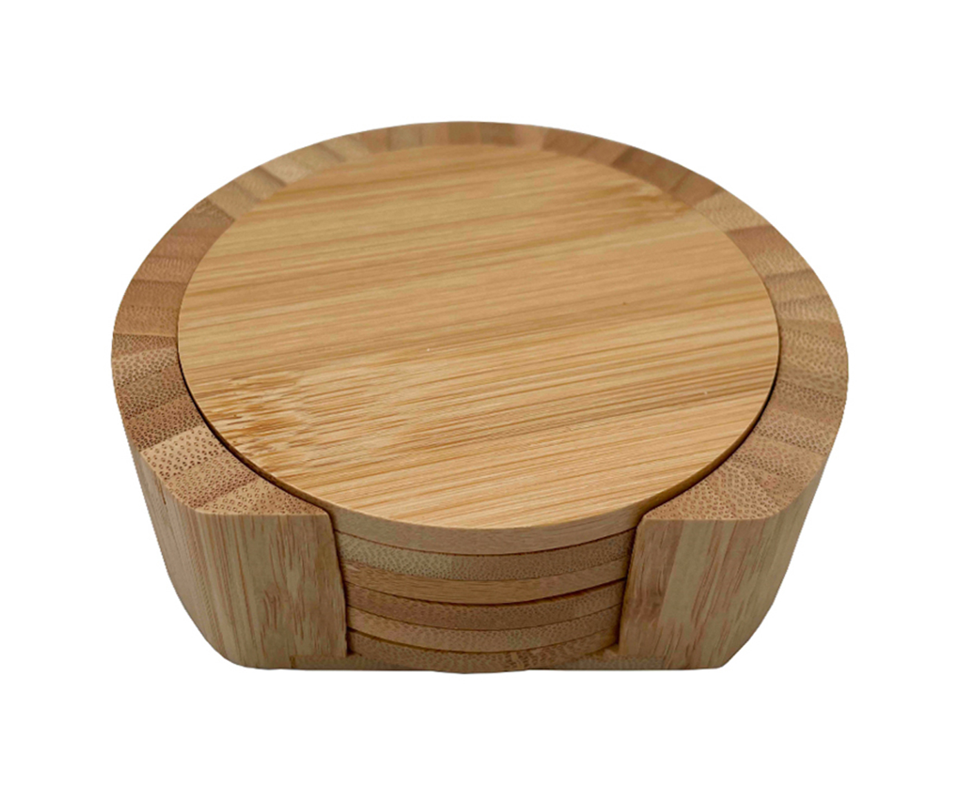 Jogo de Porta Copos em Bambu Natural image number 0