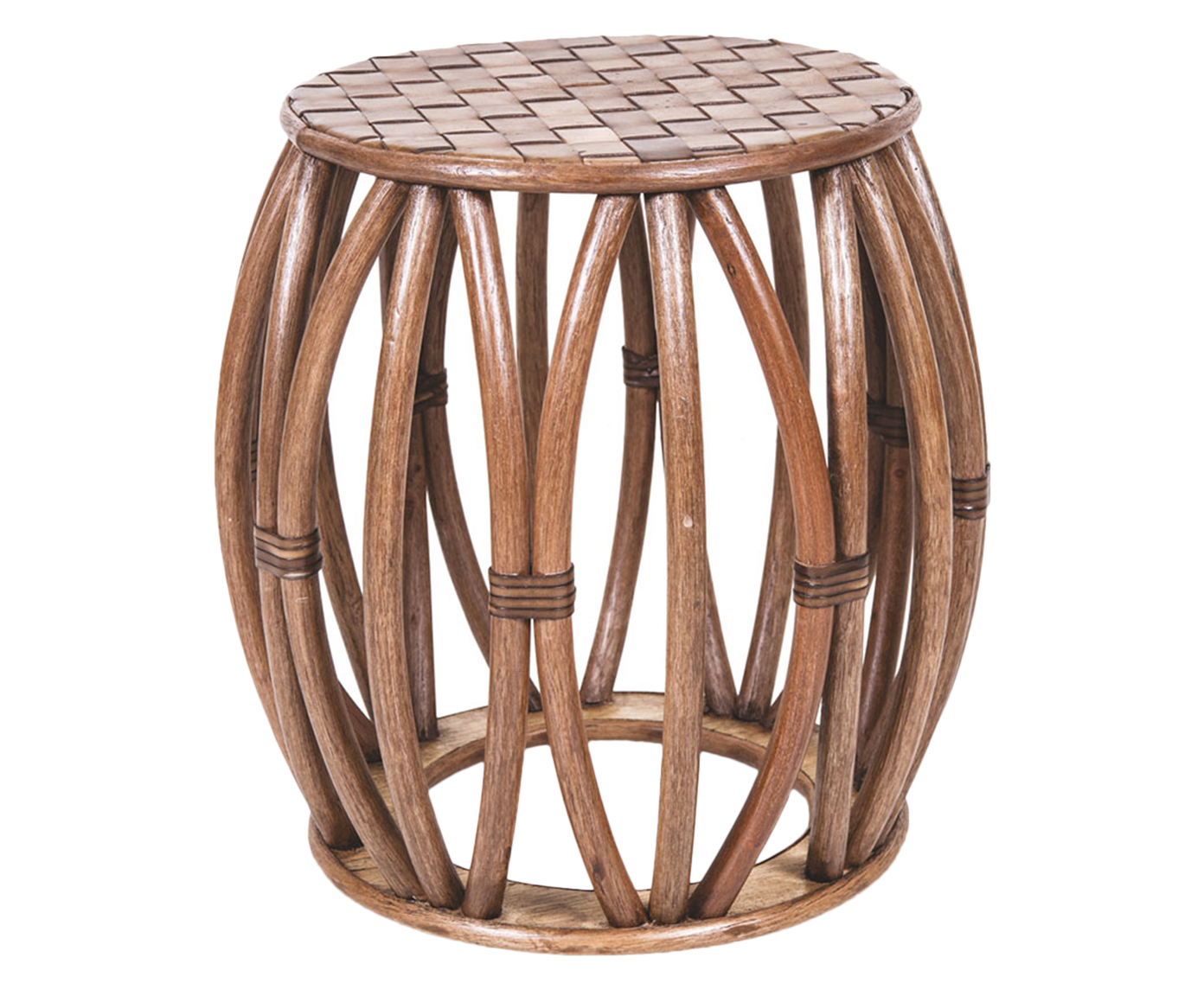 Garden Seat em Couro Dan - image 0