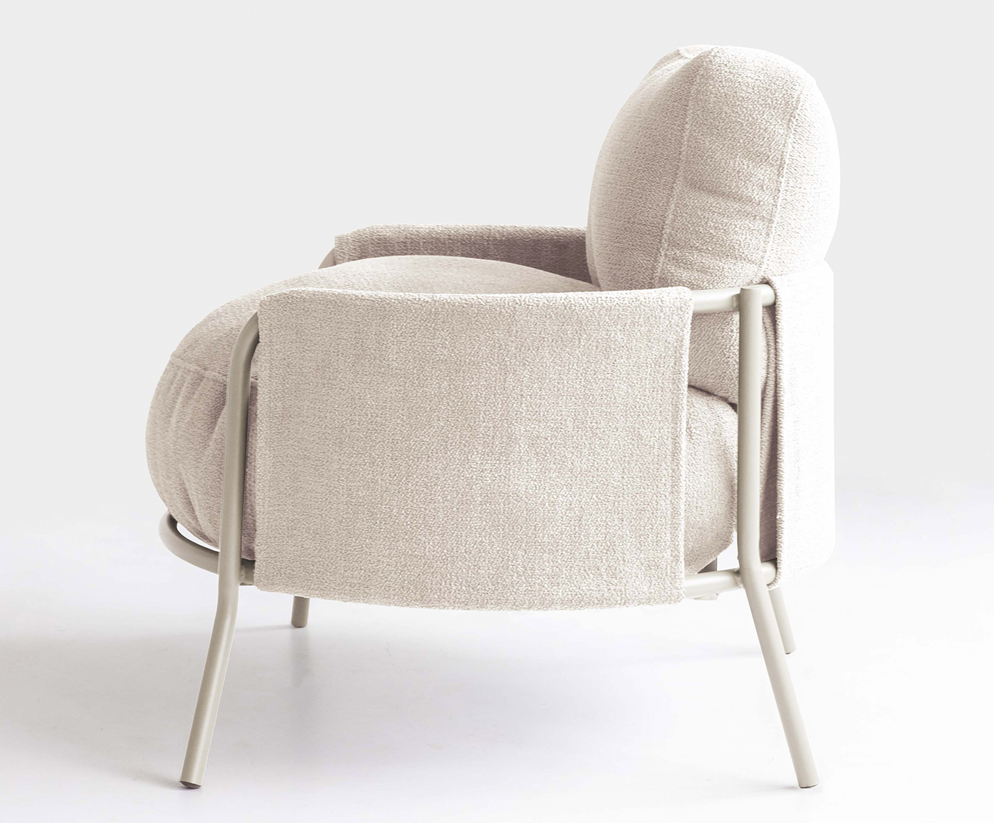 Poltrona Luden Boucl&eacute; Porcelana image number 1